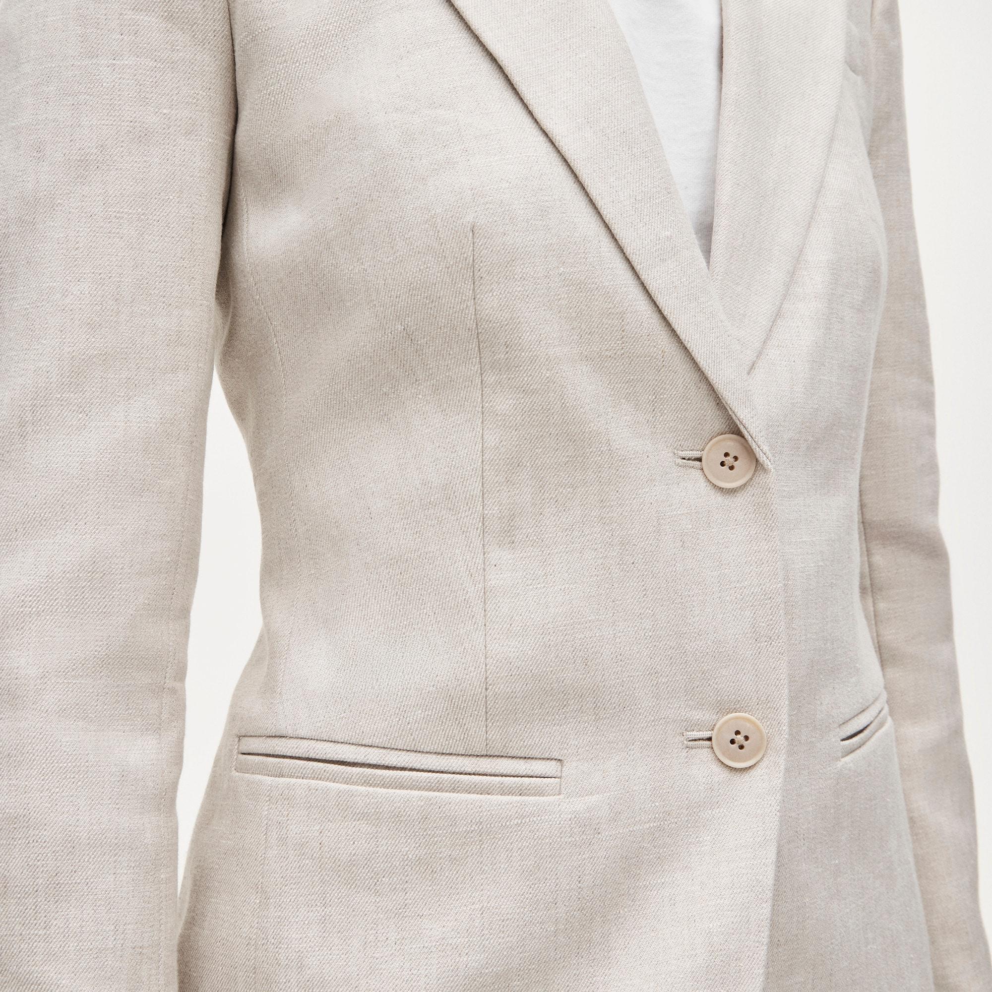 Margeaux blazer in stretch linen blend Product Image