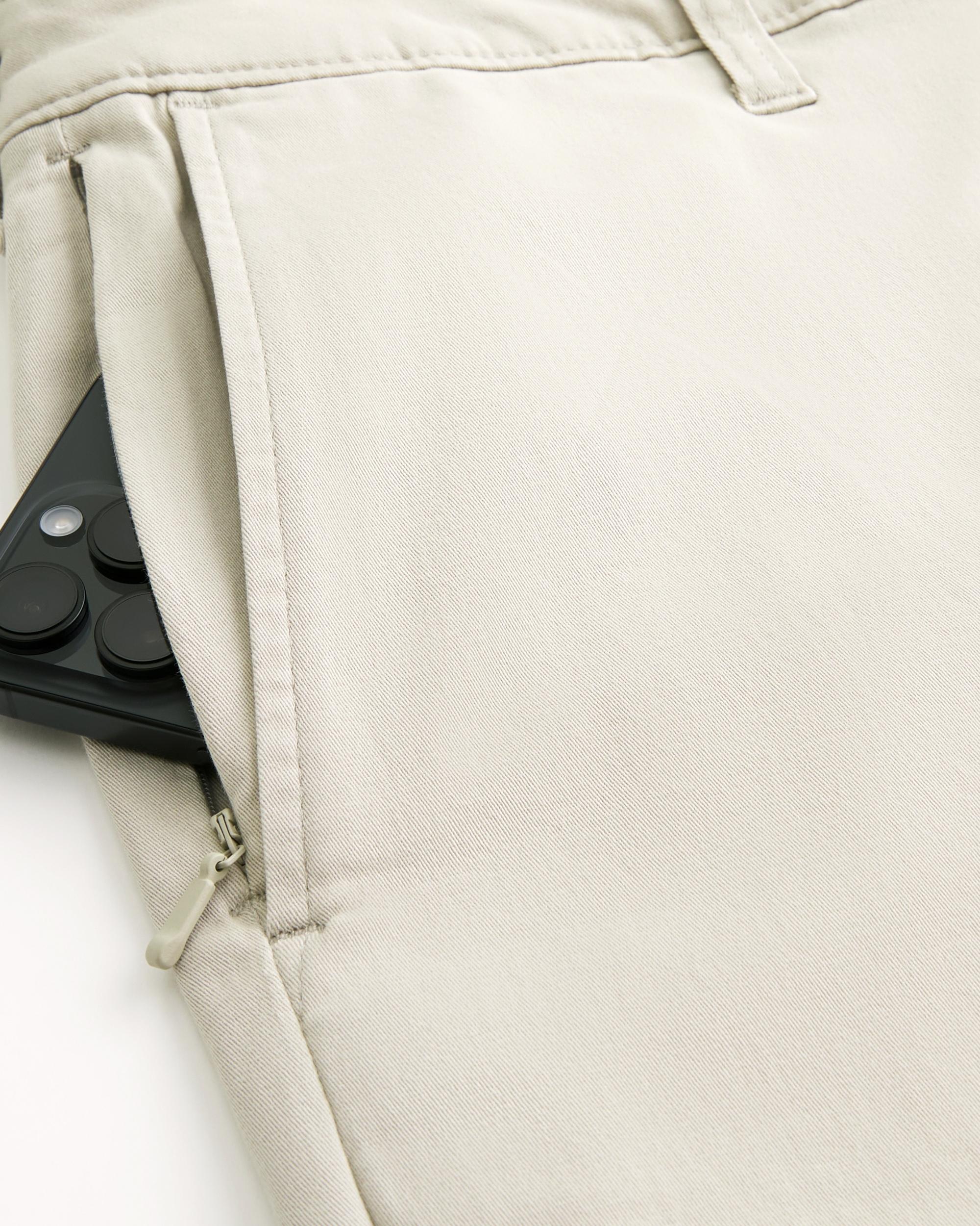 At-the-Knee Twill Shorts Product Image