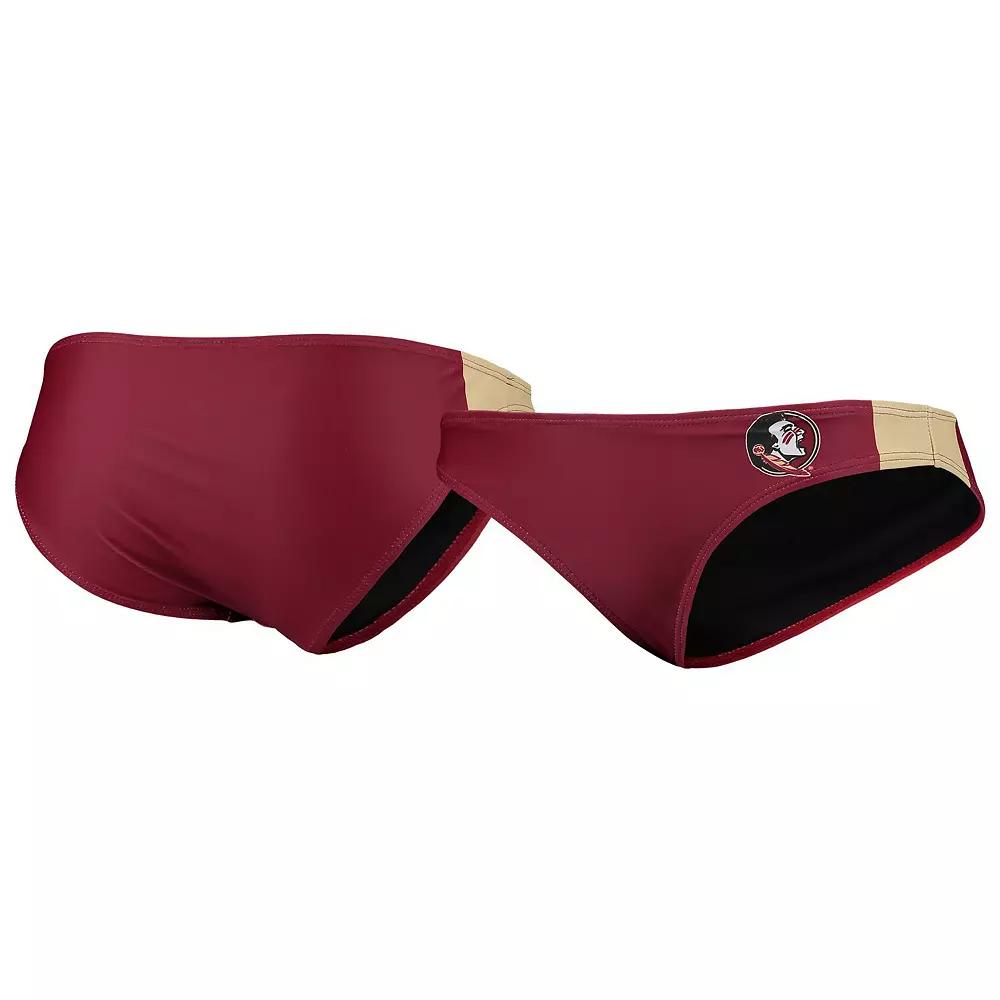 Women's FOCO Garnet Florida State Seminoles Wordmark Bikini Bottom,  Product Image