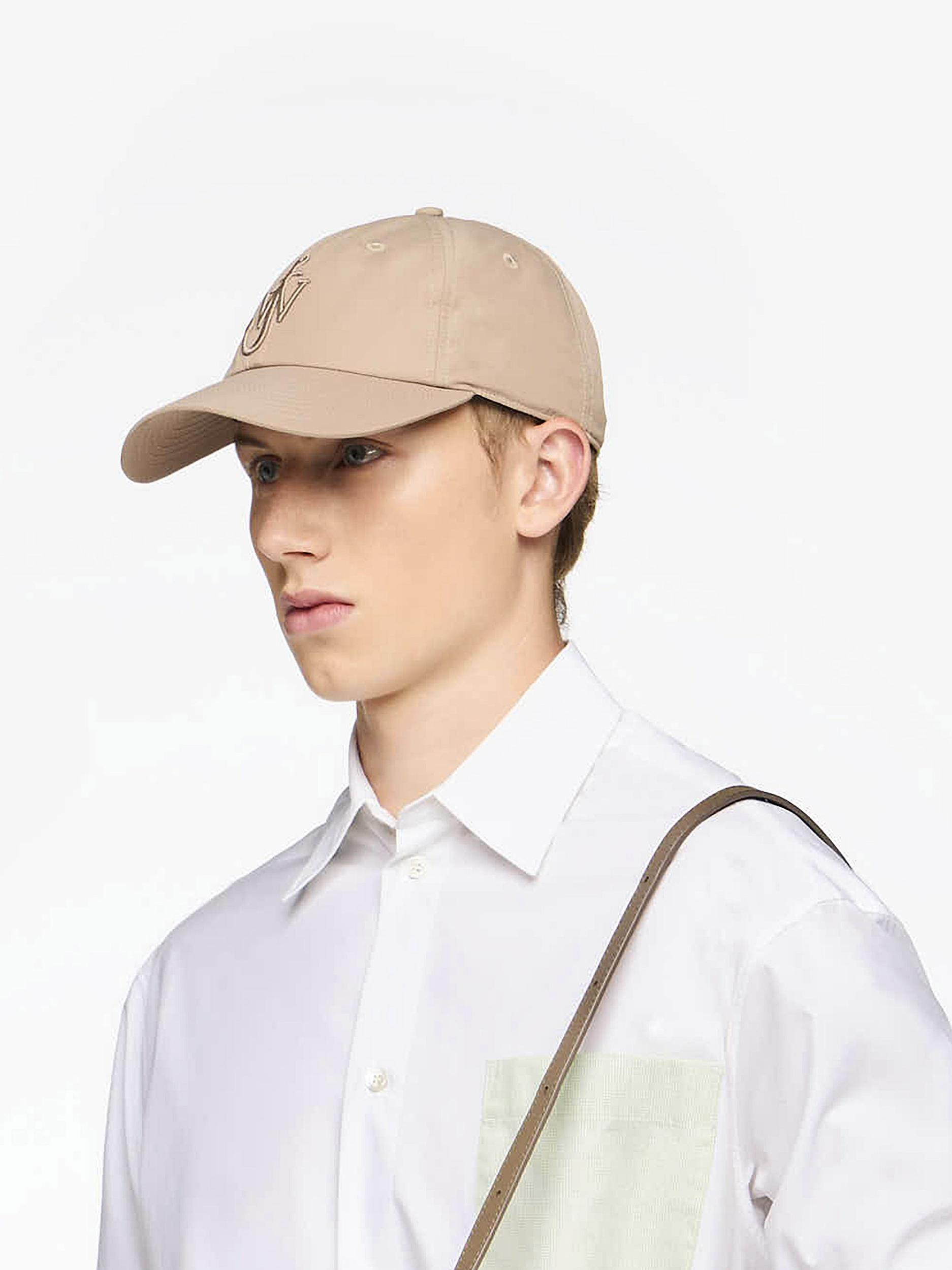 CANVAS BASEBALL CAP WITH ANCHOR LOGO Product Image