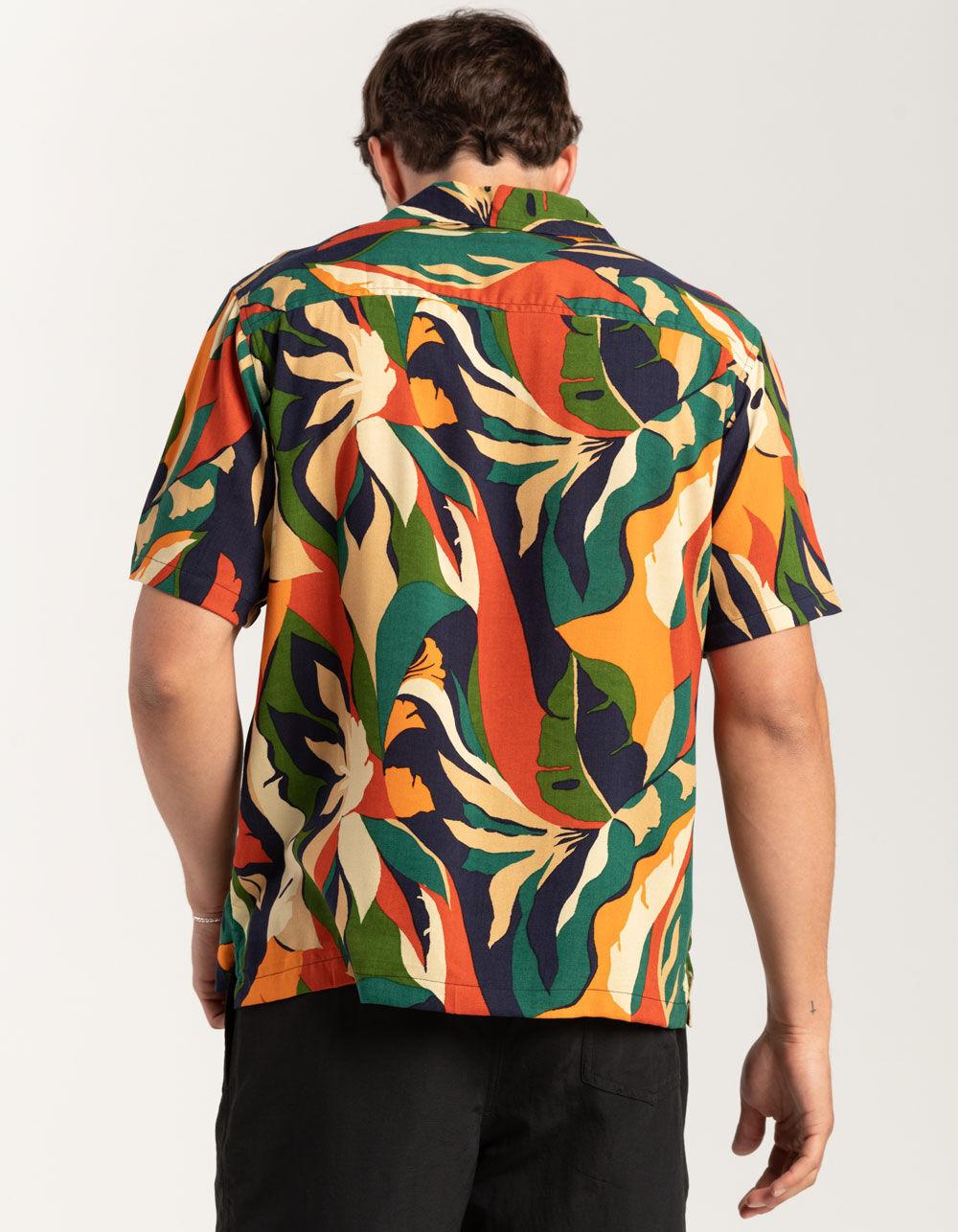 RSQ Mens Tropical Button Up Shirt - MULTI Product Image