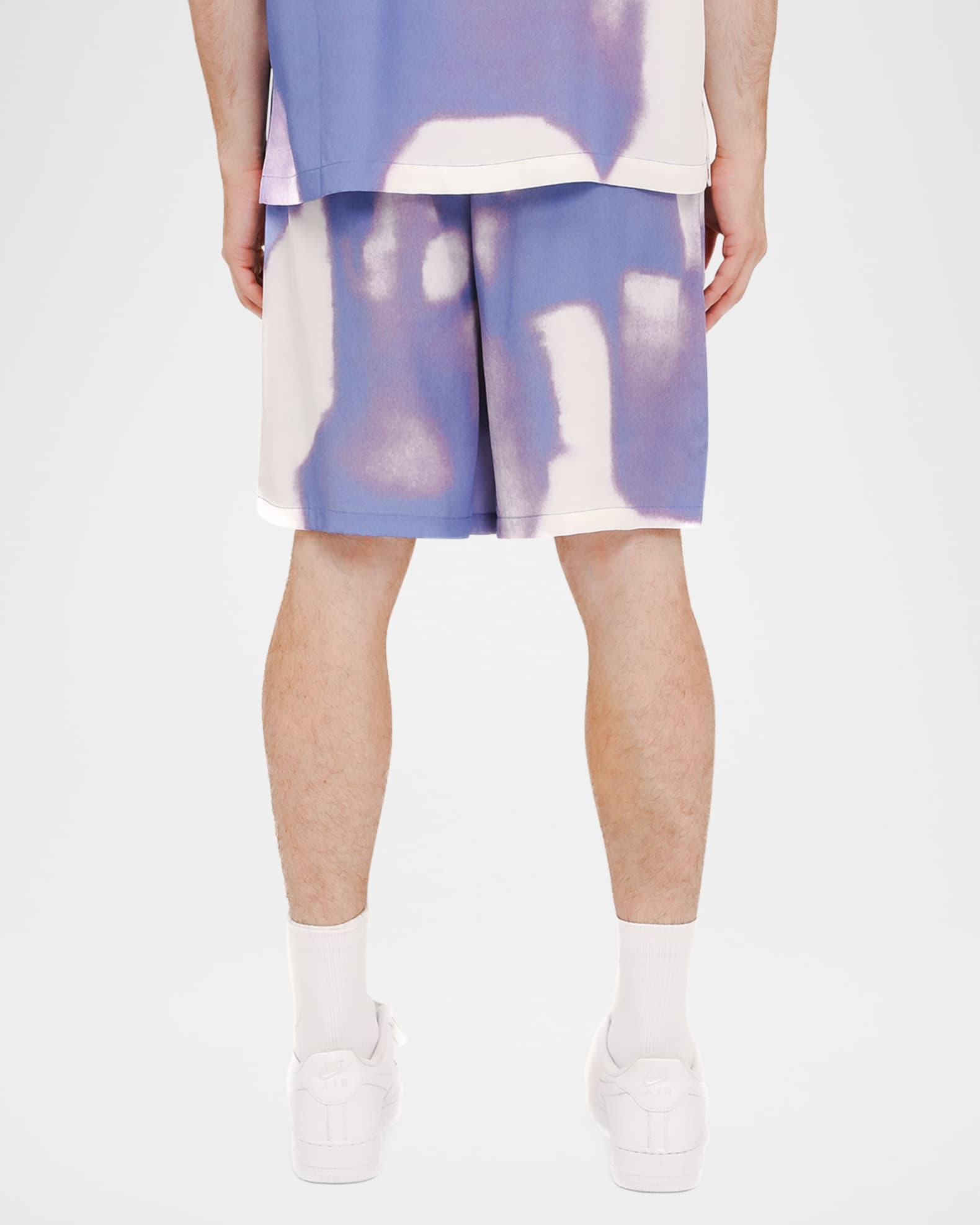 Mens Ombr Burn Shorts - Product Image