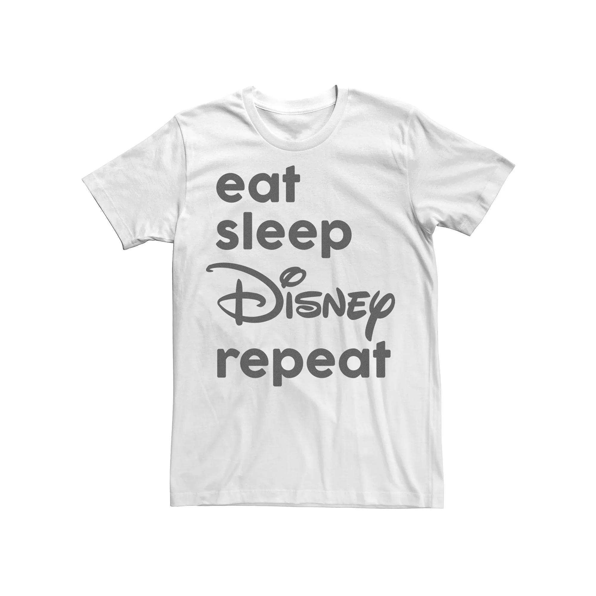 Disney Men's Eat Sleep Disney Repeat Tee,  Product Image
