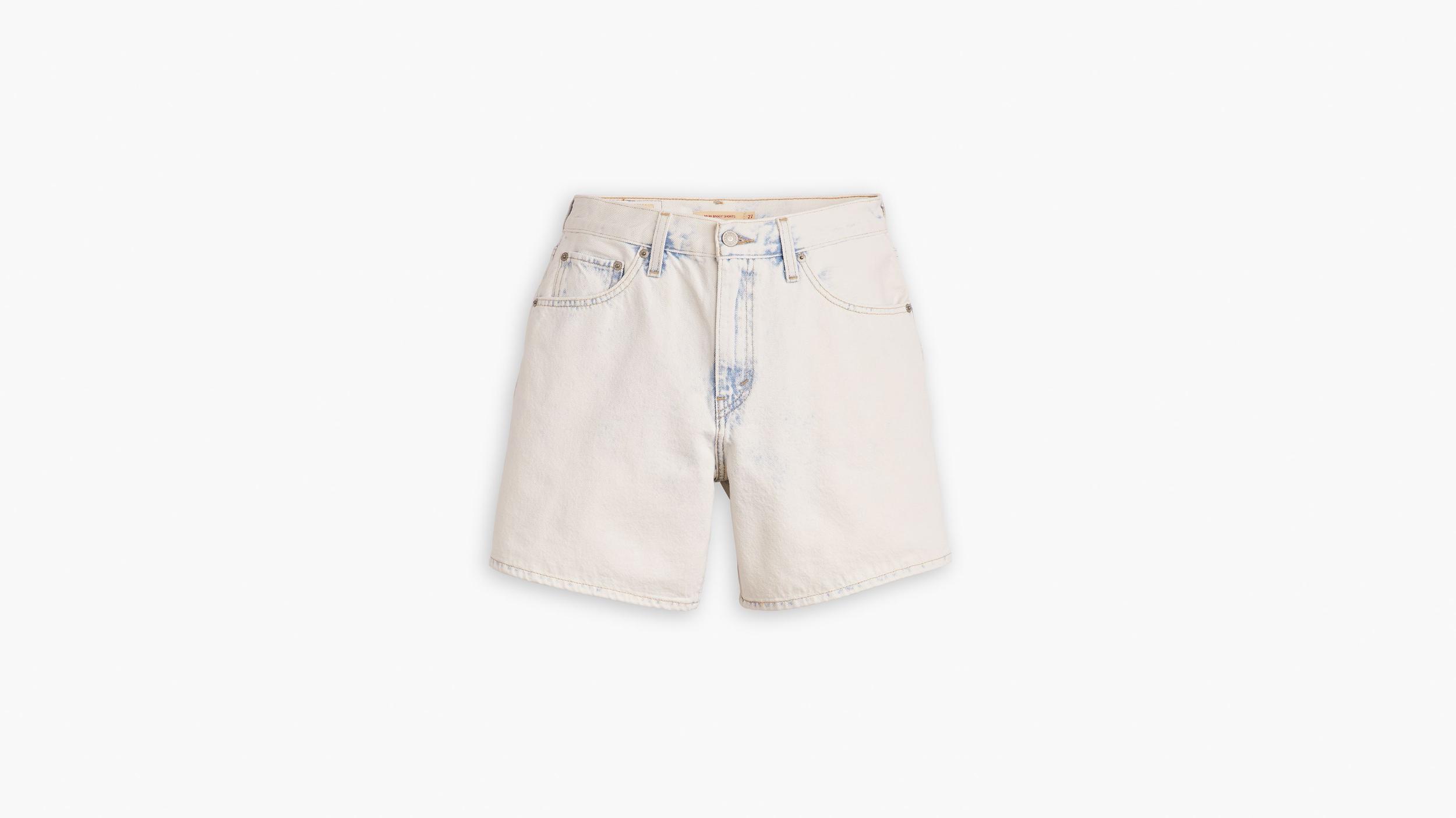 High Rise Baggy Women's Shorts Product Image