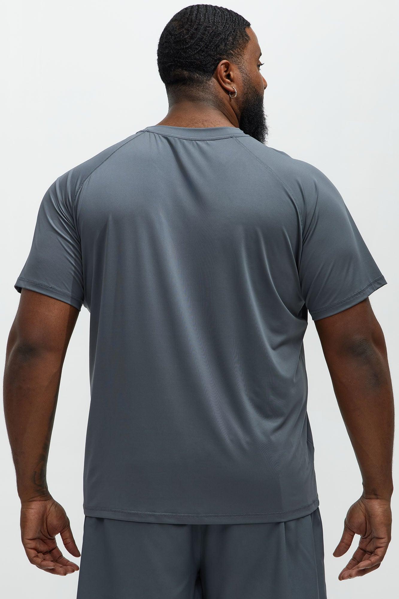 Vital Active Raglan Tee - Charcoal Product Image