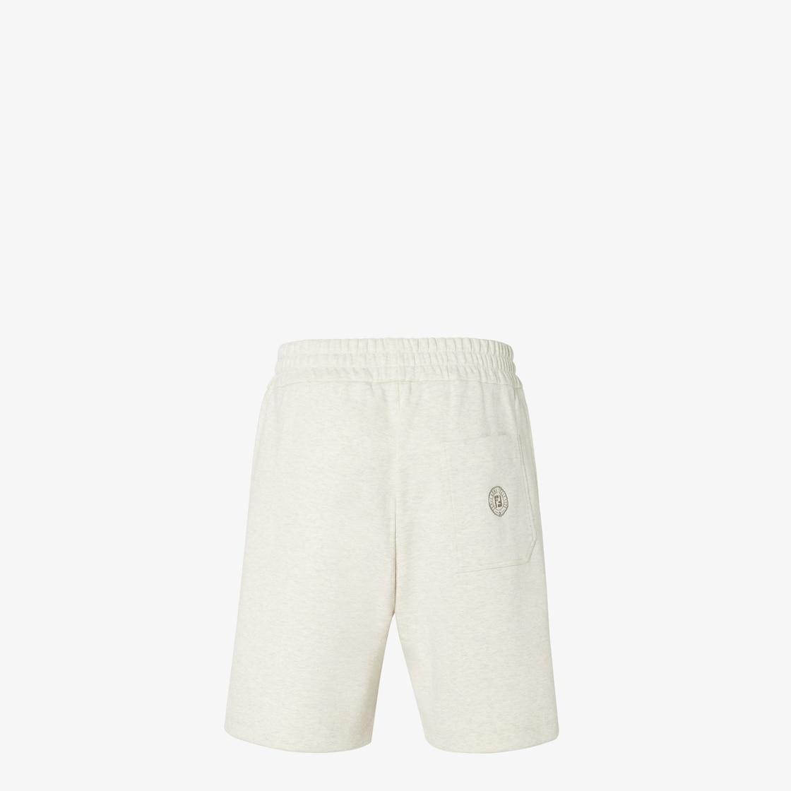 BermudasLight gray cotton shorts Product Image
