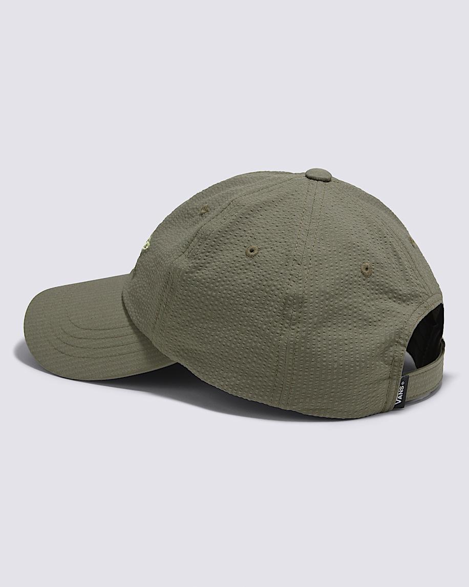 1966 Curved Bill Jockey Hat in Loden Grey Green| Vans US Product Image