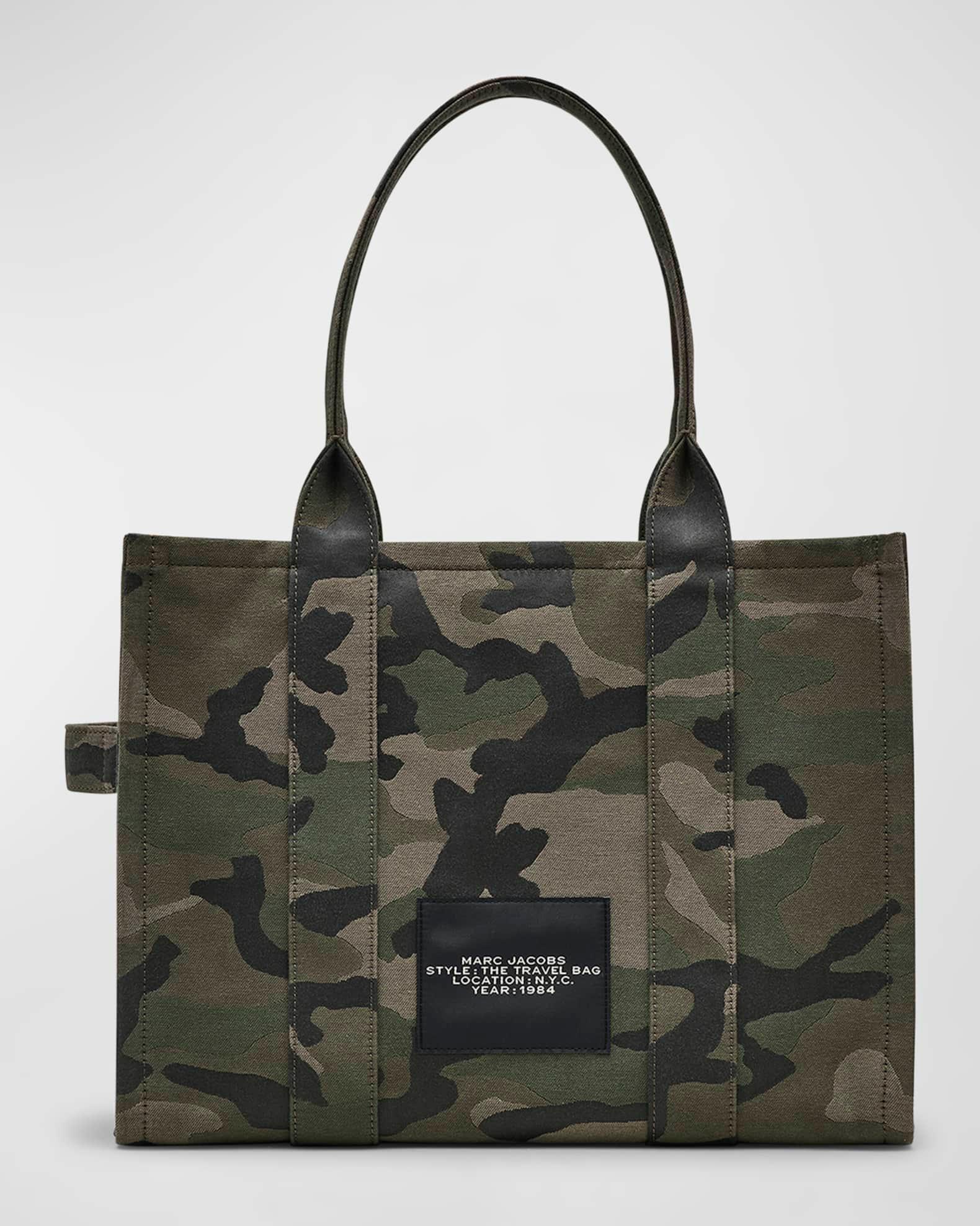 Womens The Camo Jacquard Large Tote Bag Product Image