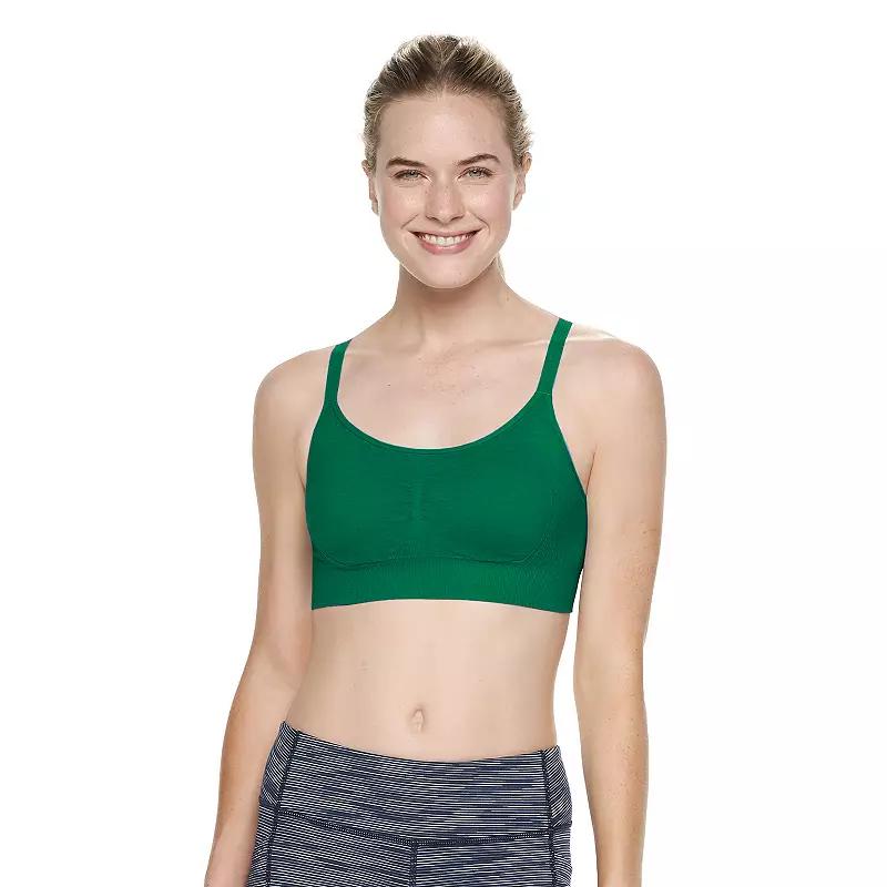 Tek Gear® Seamless Low-Impact Adjustable Sports Bra, Women's,  Product Image