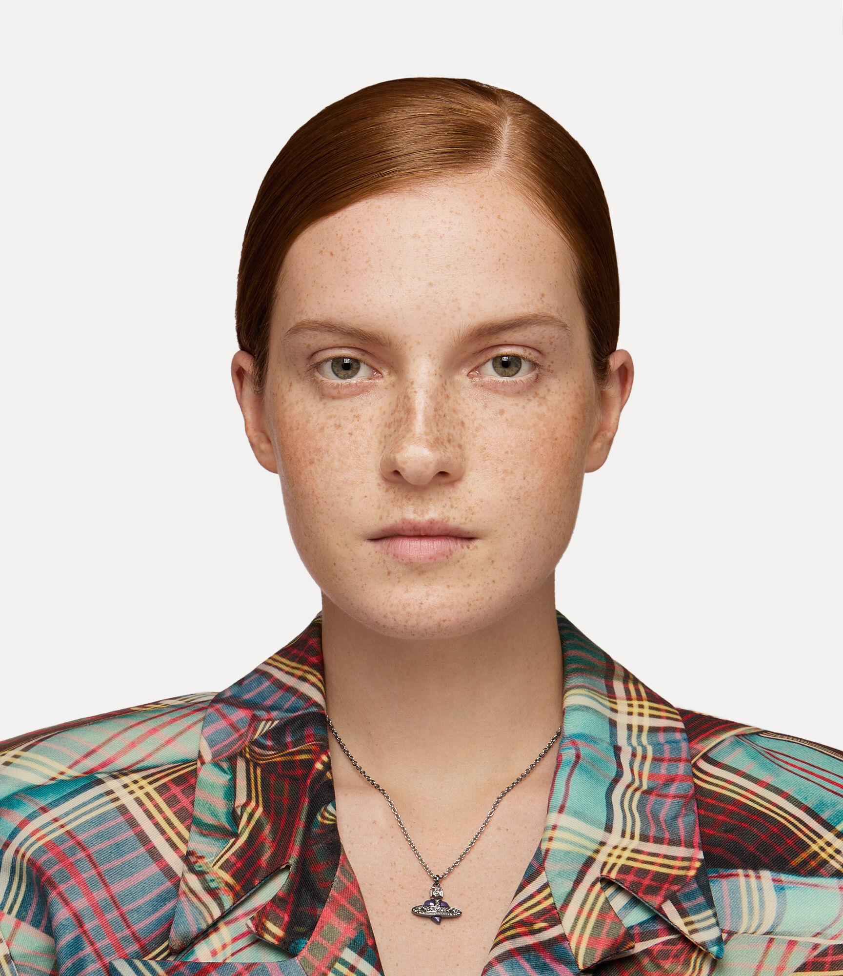 Man. Diamante Heart Pendant Necklace Product Image