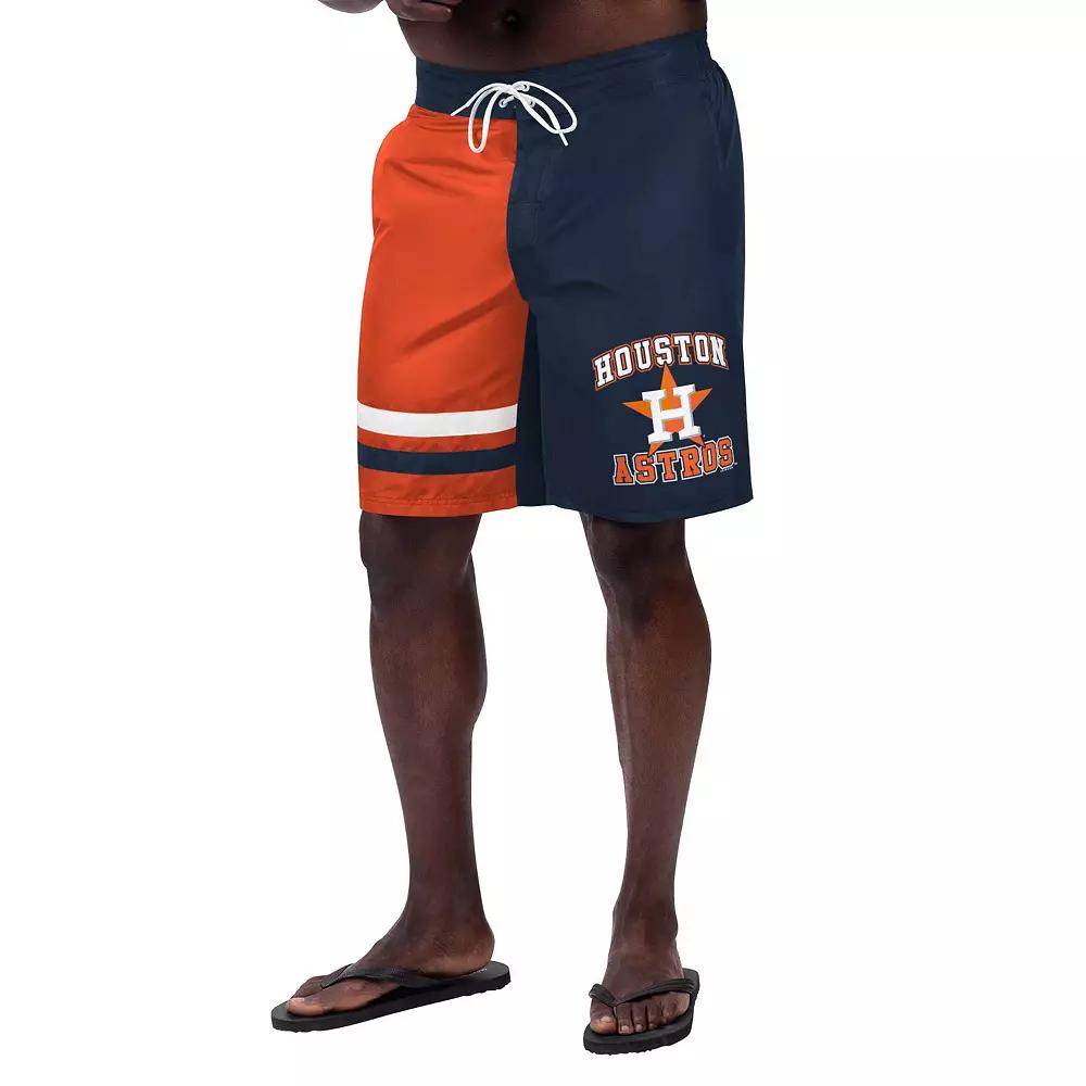 Men's G-III Sports by Carl Banks Navy Houston Astros Anchor Swim Trunks, Size: 2XL, Blue Product Image