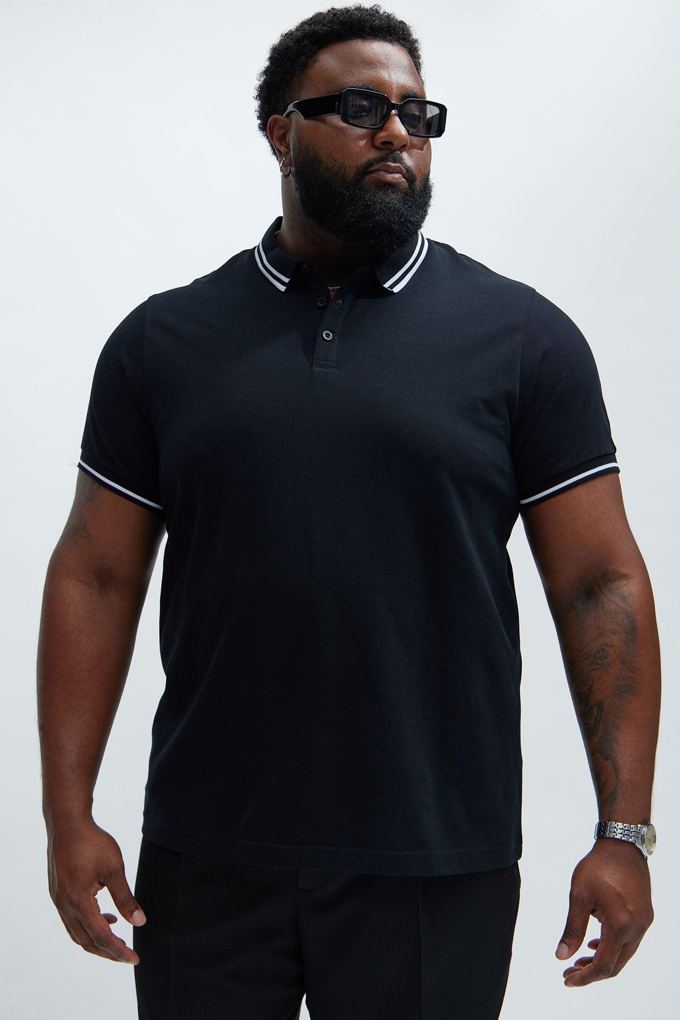 Wilson Short Sleeve Polo - Black Product Image