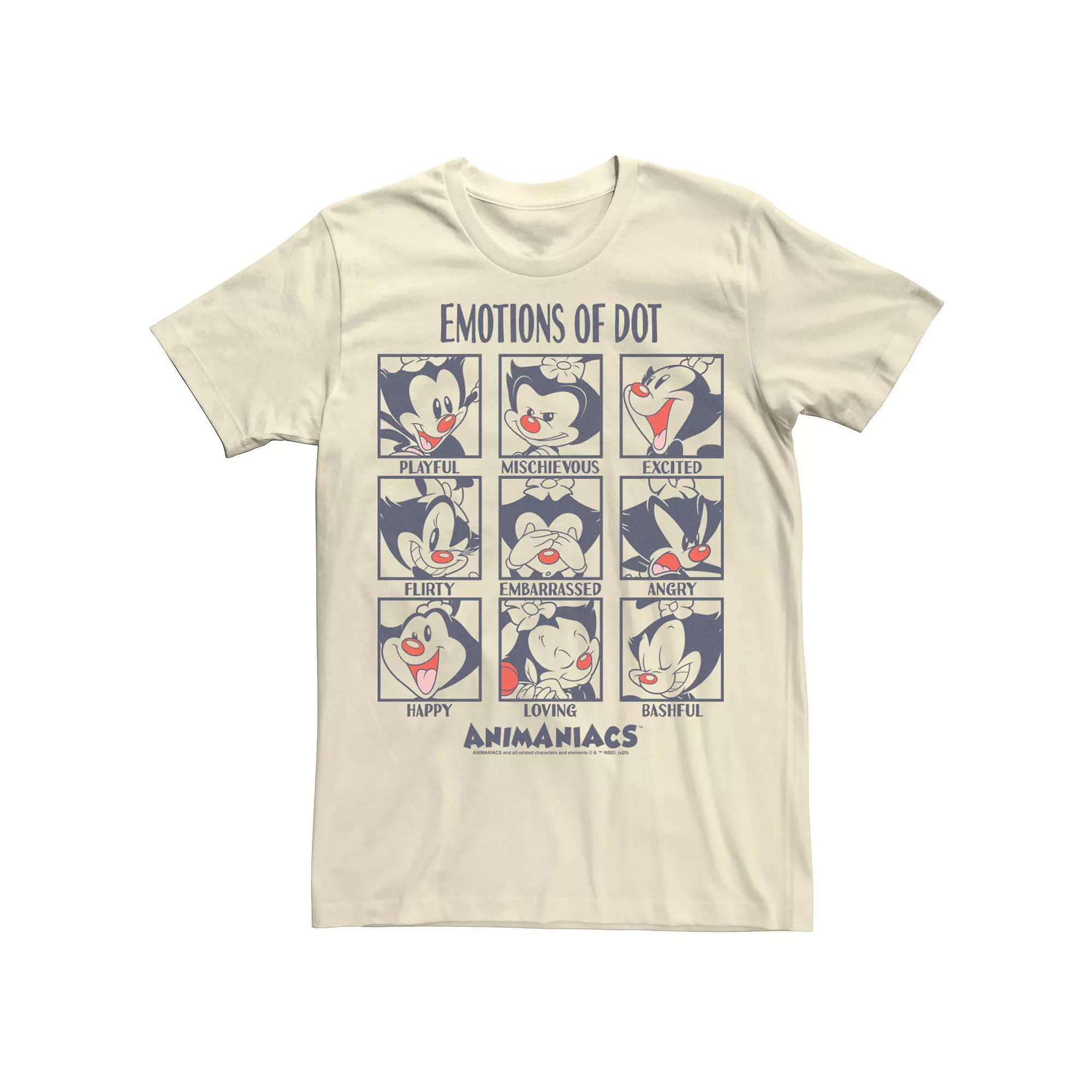 Men's Animaniacs Emotions Of Dot Box Up Tee,  Product Image