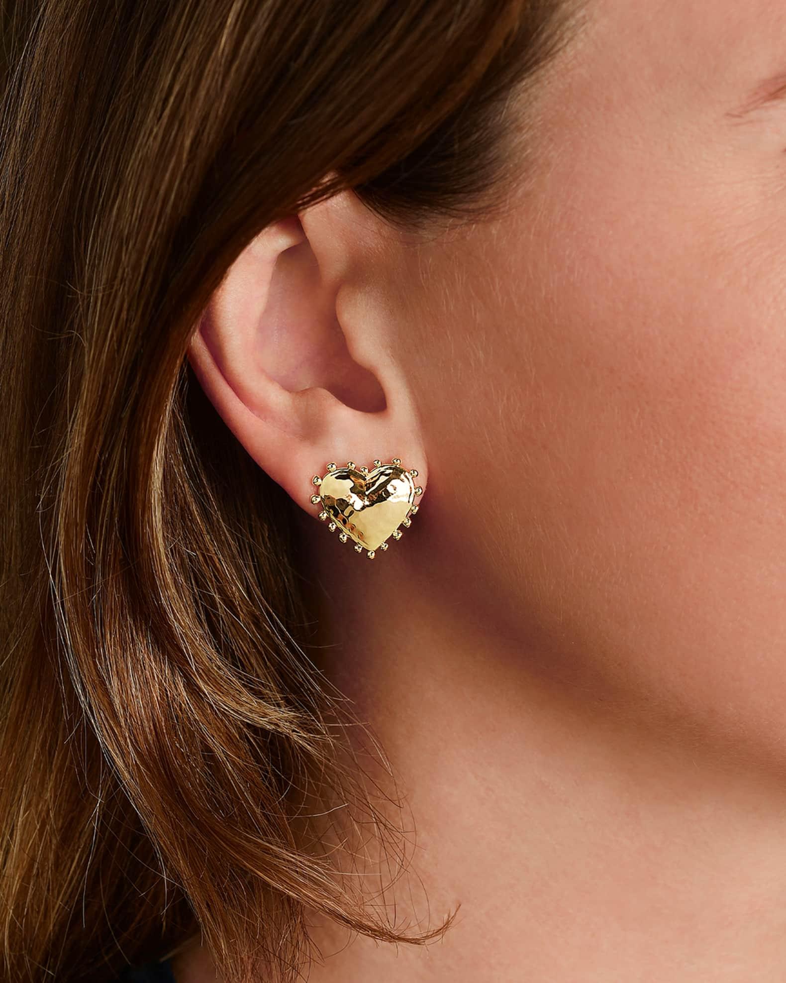 Heart Stud Earrings Product Image