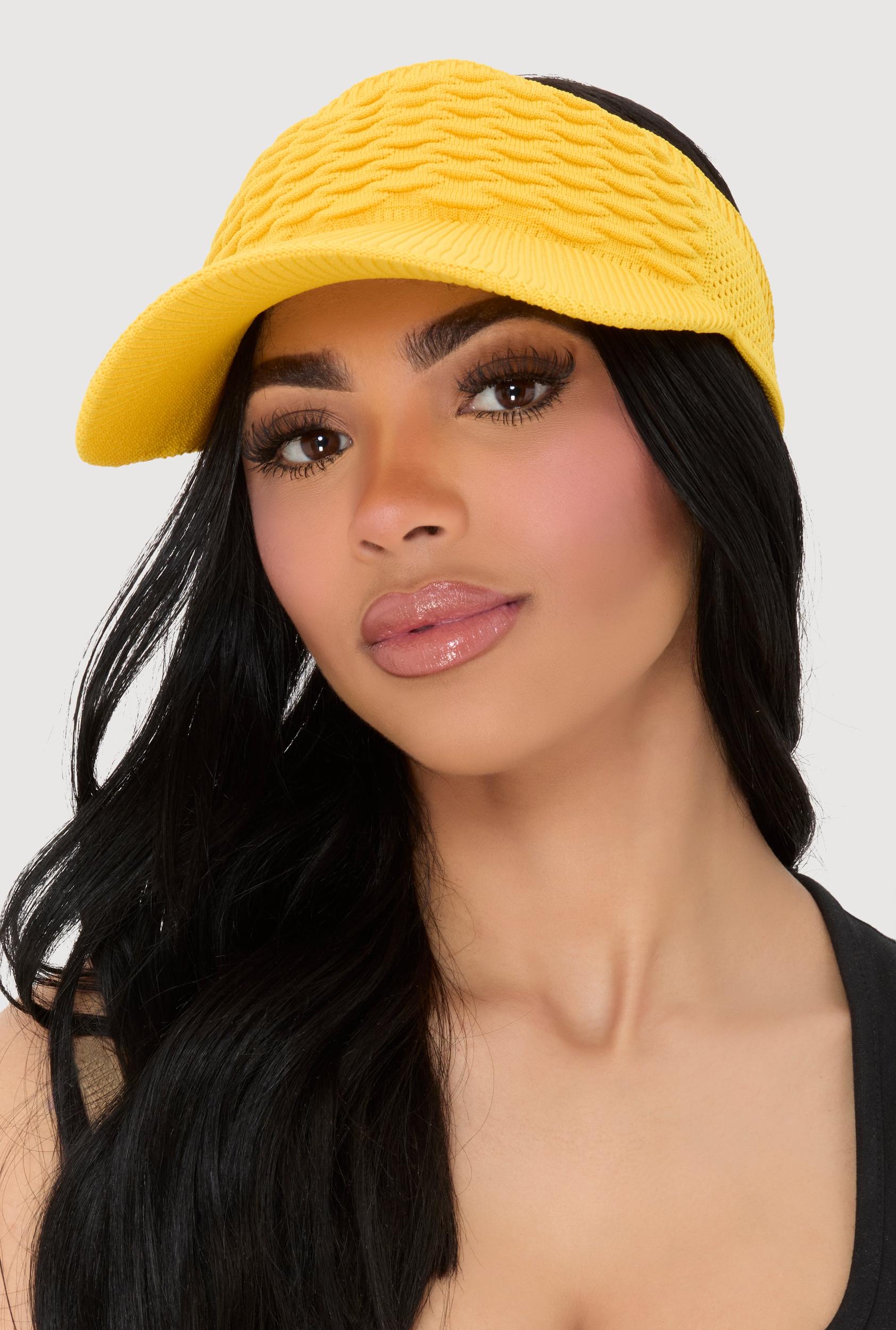 Textured Knit Visor Female Product Image