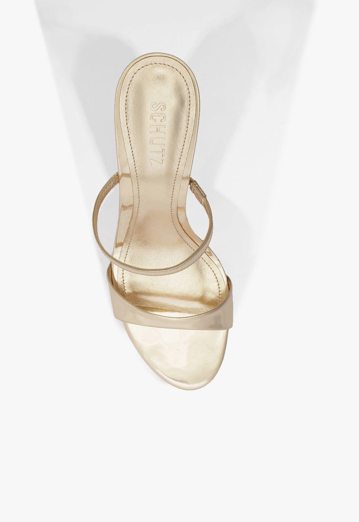 Jessica Mid Mule Metallic Sandal Product Image