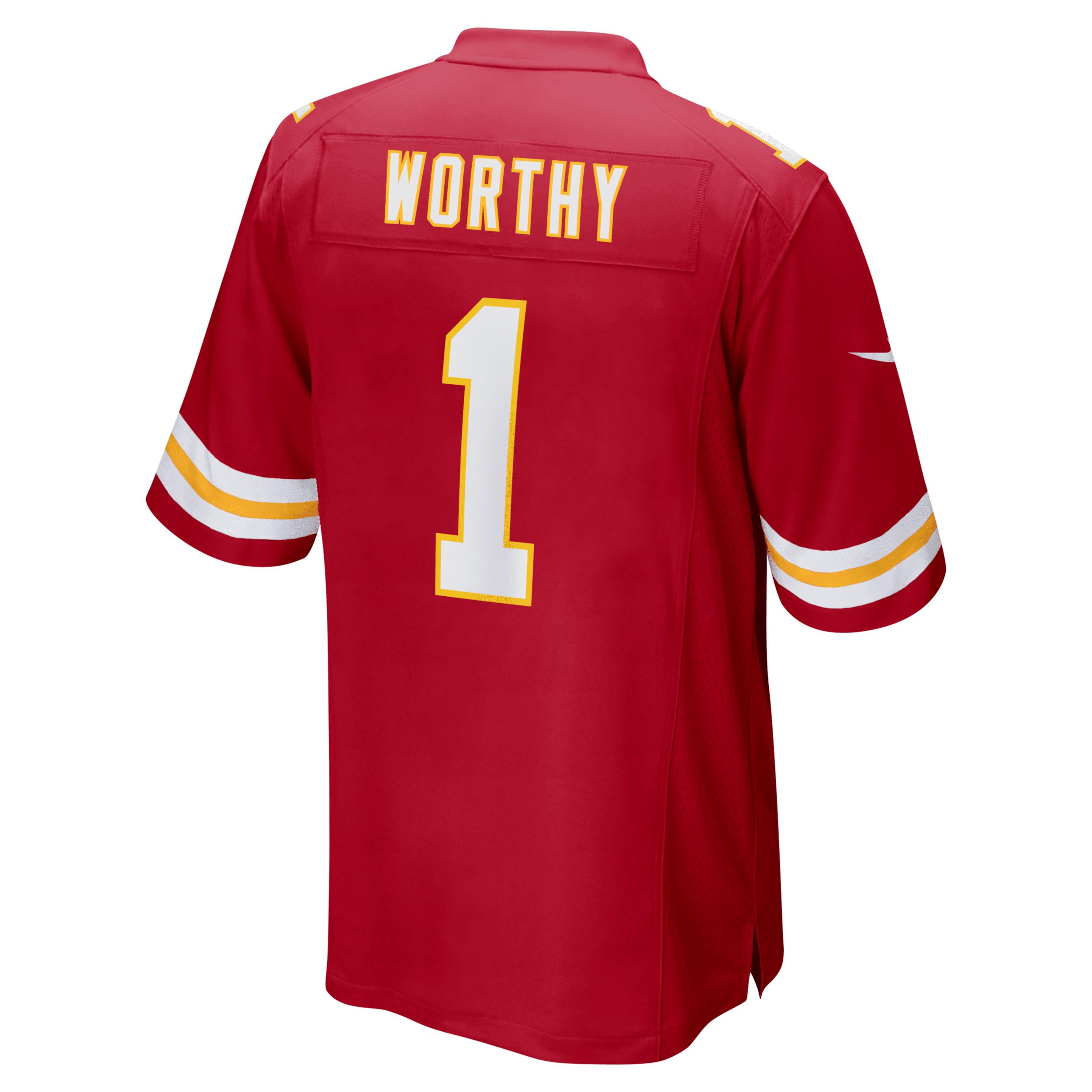 Xavier Worthy Kansas City Chiefs Nike Mens NFL Game Football Jersey | 67NMKCGH7GF-ZQ3 Product Image