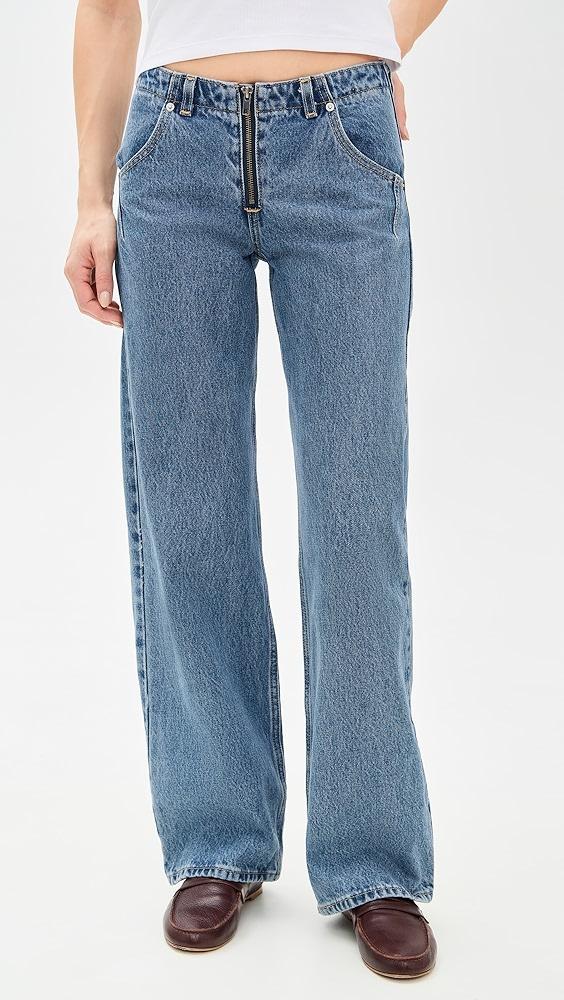 Levi's Low Loose Styled Zipper Jeans | Shopbop Product Image