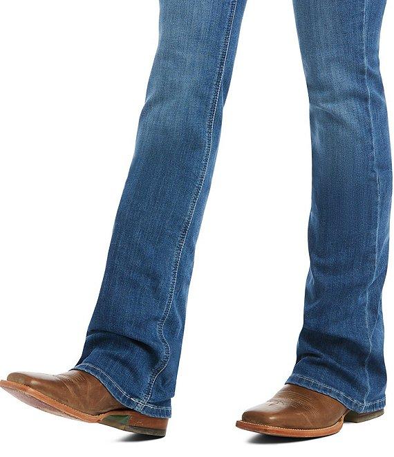 Ariat R.E.A.L Patricia Mid Rise Bootcut Repreve Cotton Blend Jeans Product Image