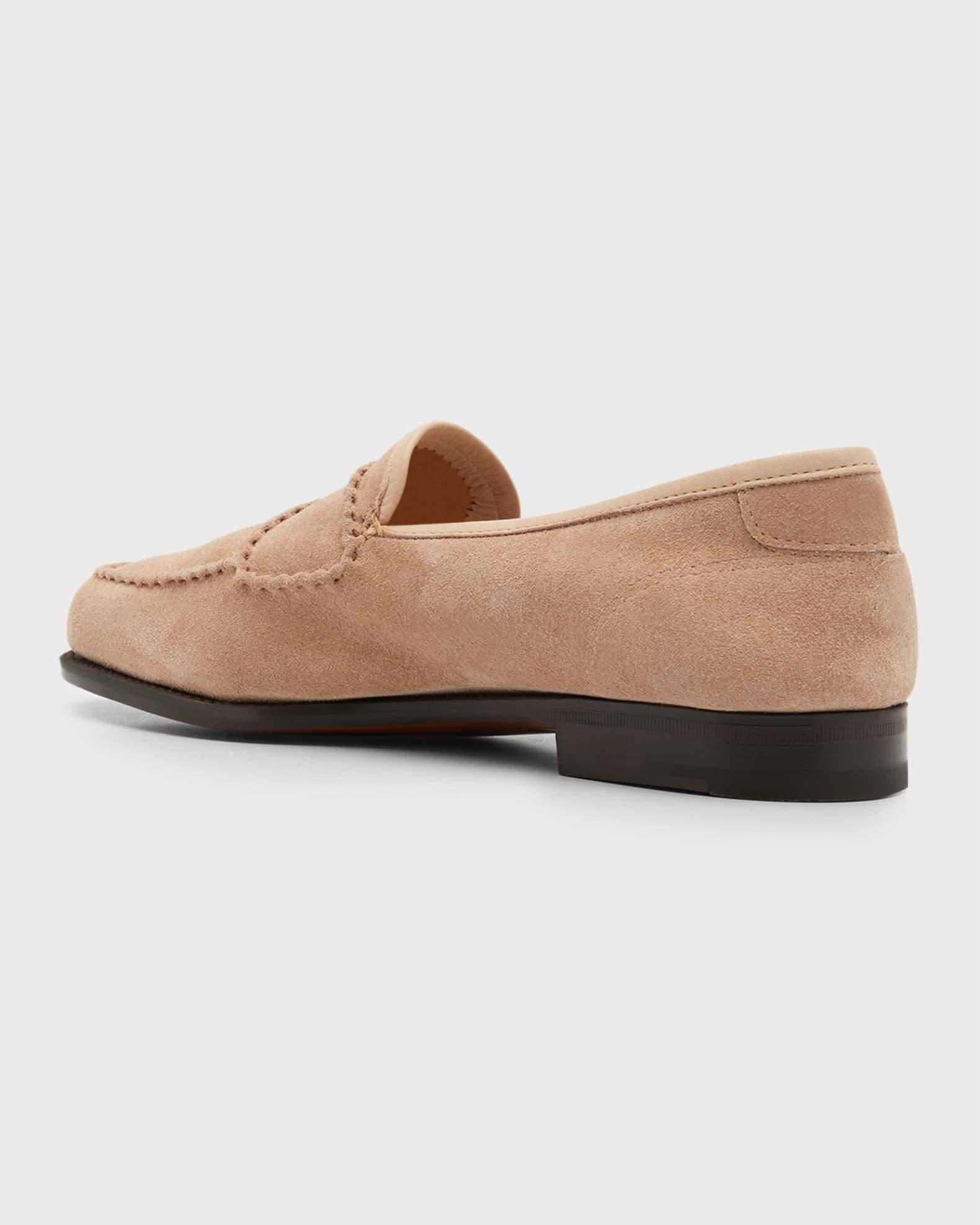 Men's Bath Suede Penny Loafers Product Image