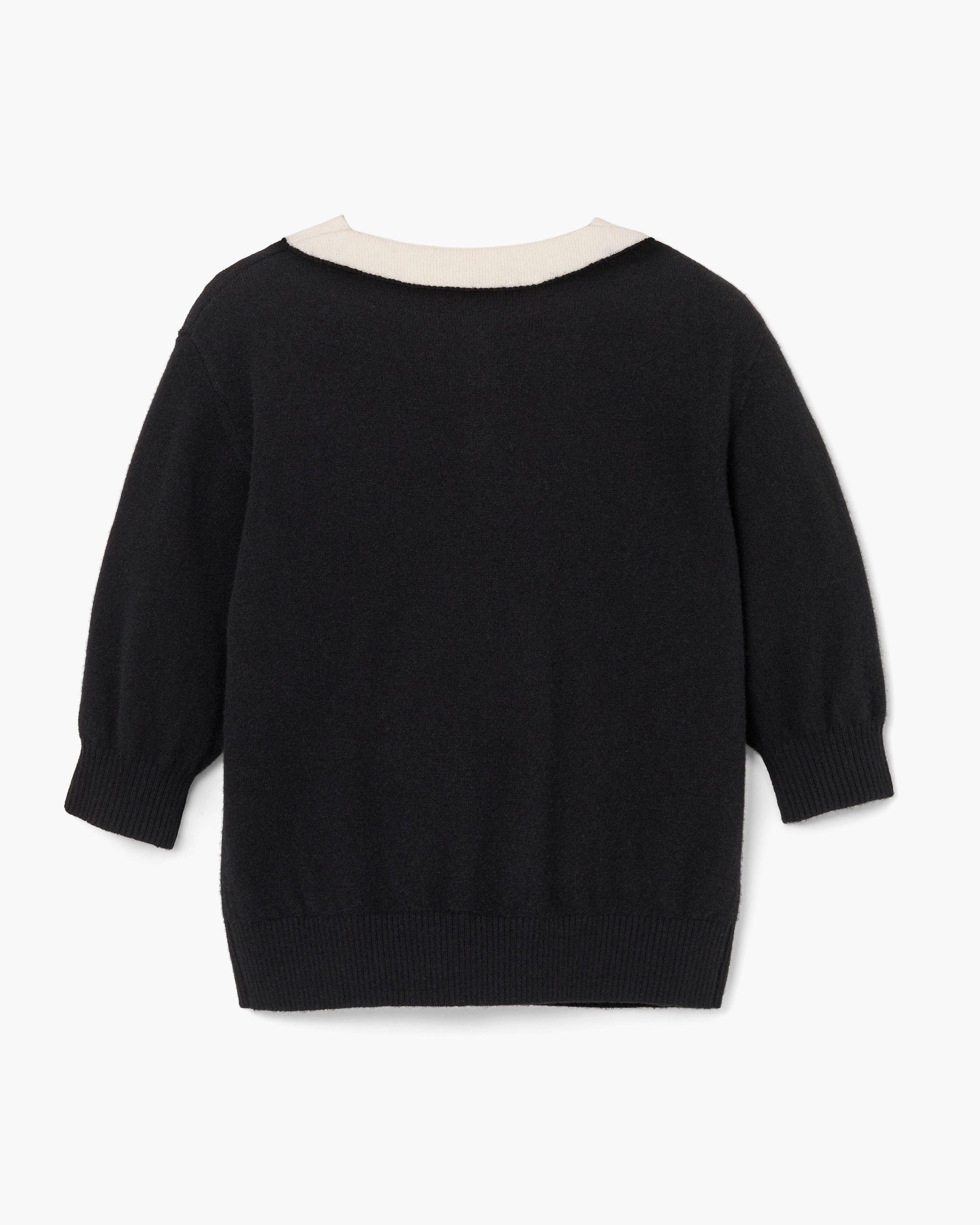 Trompe L'Oeil Knit Polo Product Image