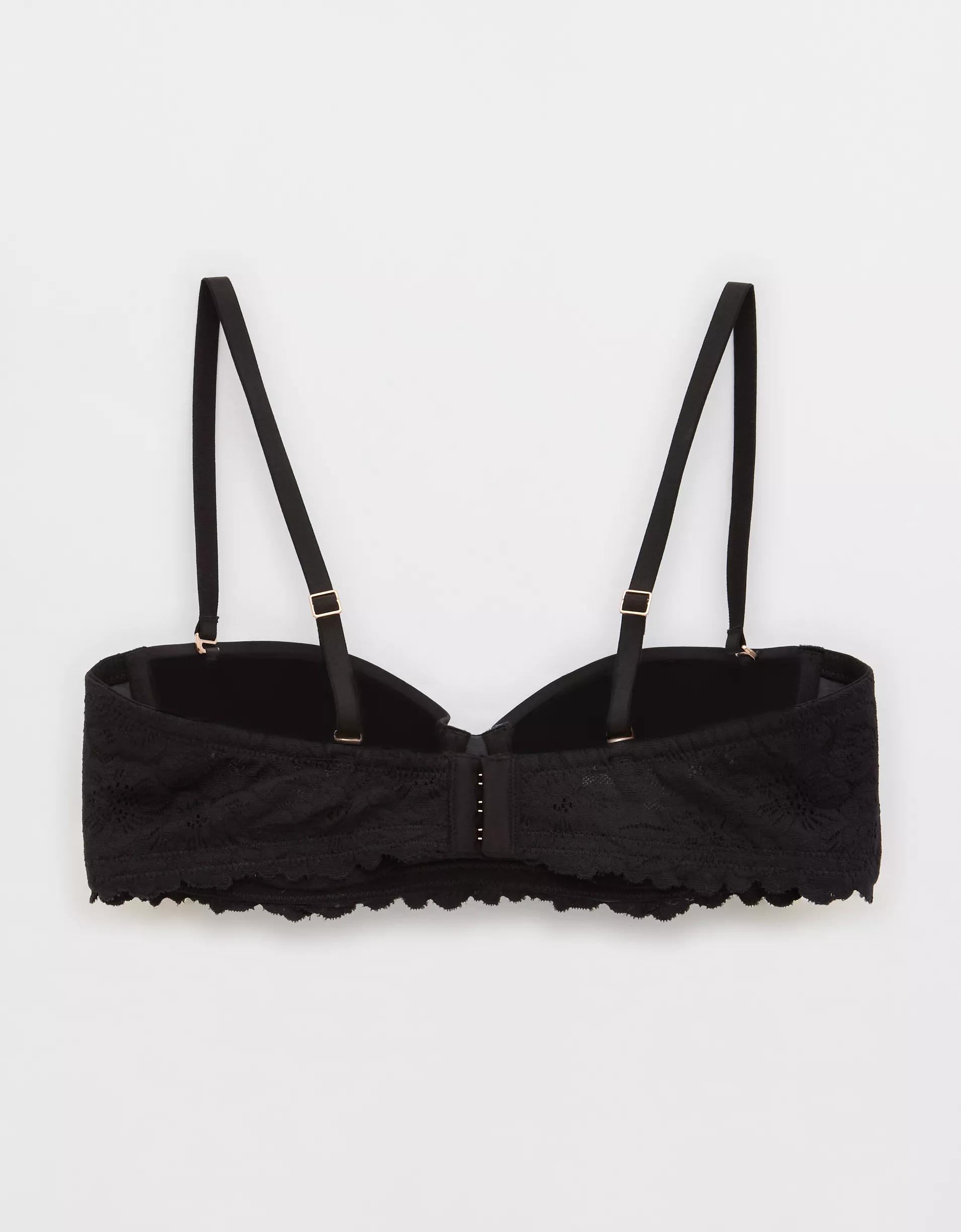 Show Off Rosey Lace Strapless Push Up Bra Product Image