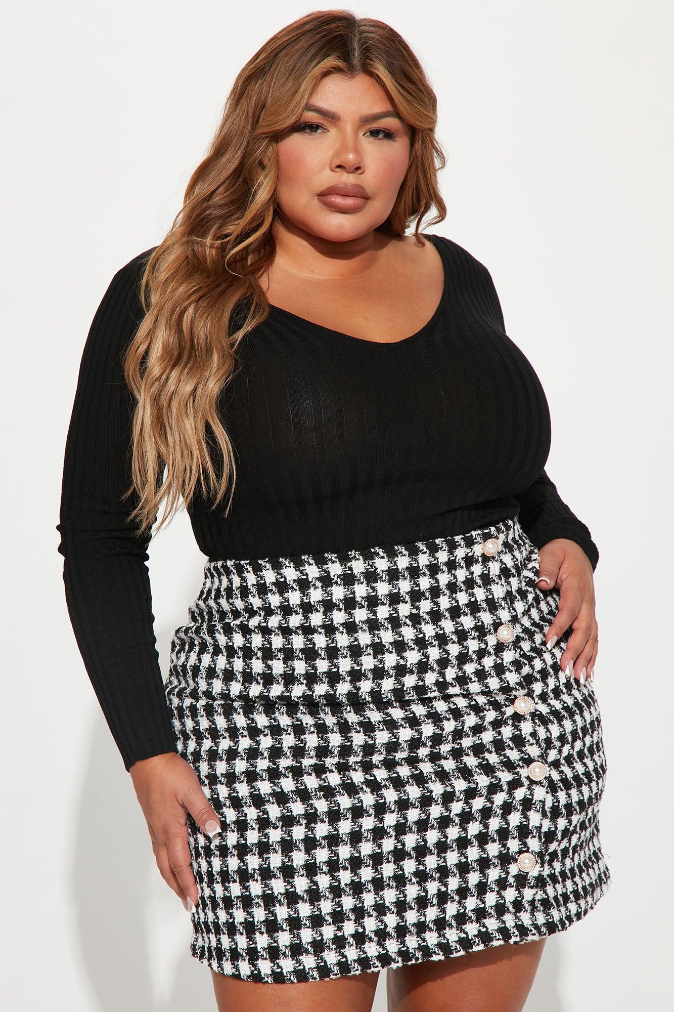 Kallan Knit Sweater Top - Black Female Product Image