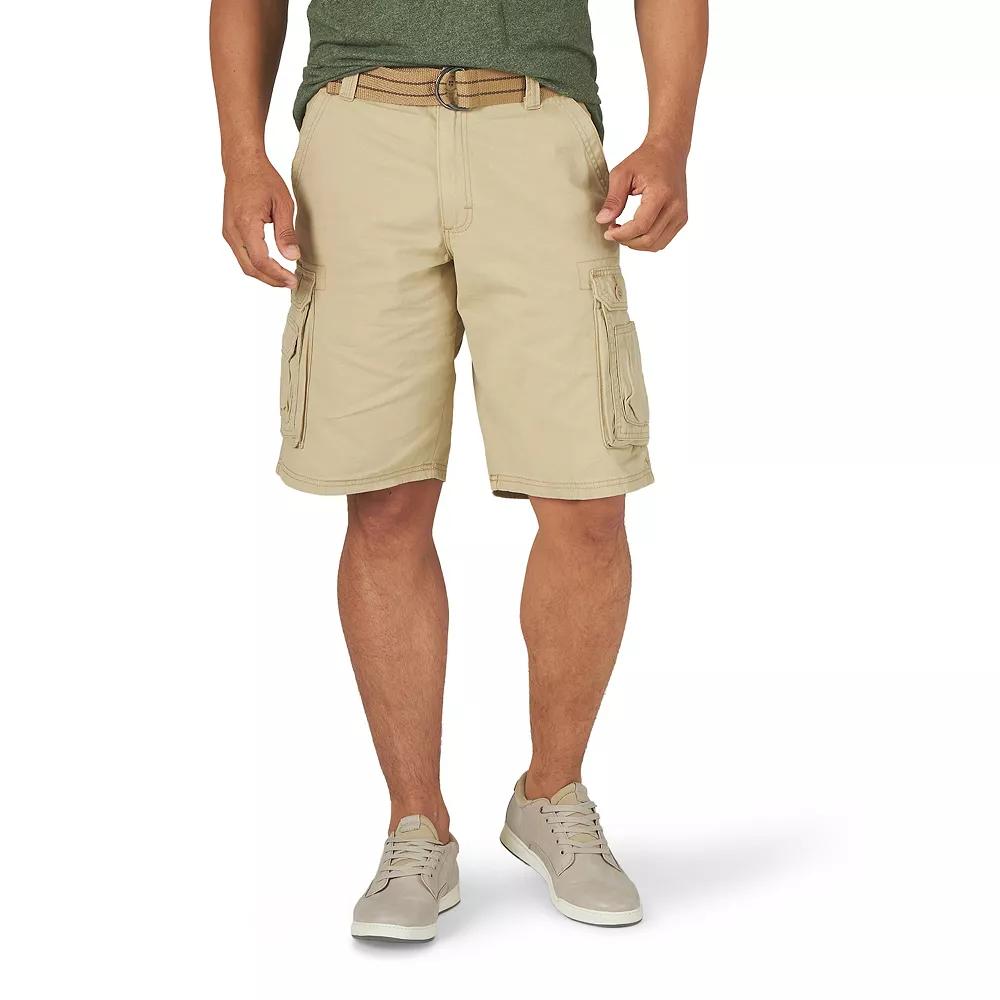 Men's Lee® 11.25" Wyoming Belted Cargo Shorts, Size: 36, Buff Product Image