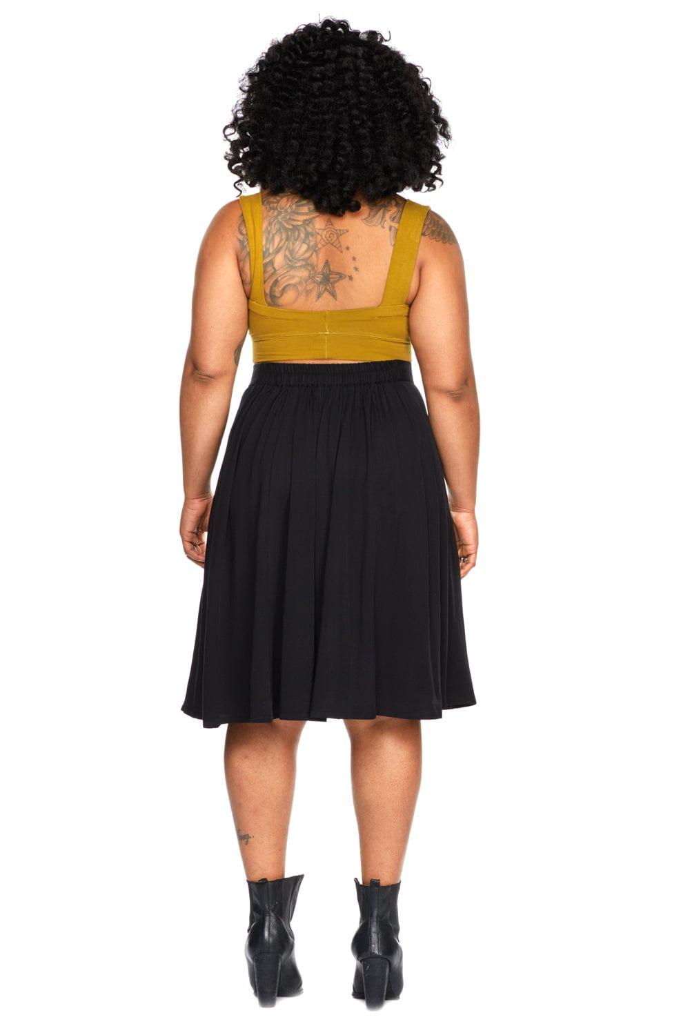 Bae Skirt in Black Challis Product Image