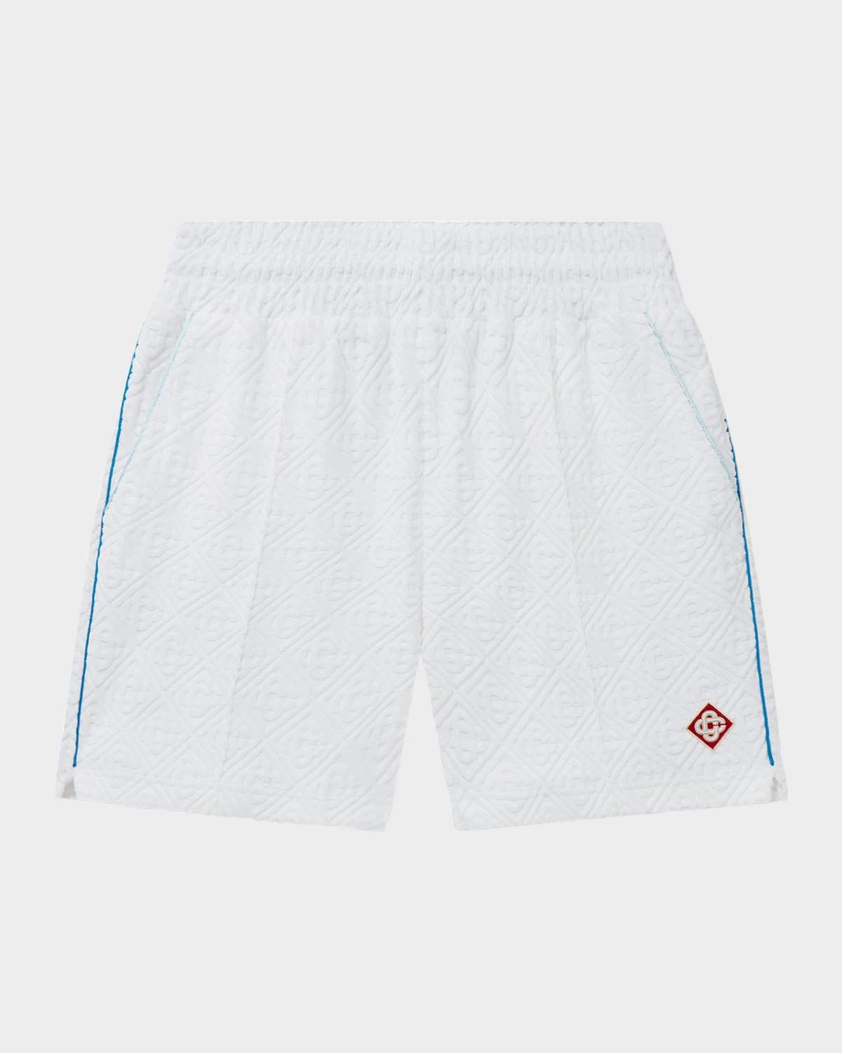 Men's Tennis Stripe Toweling Shorts Product Image