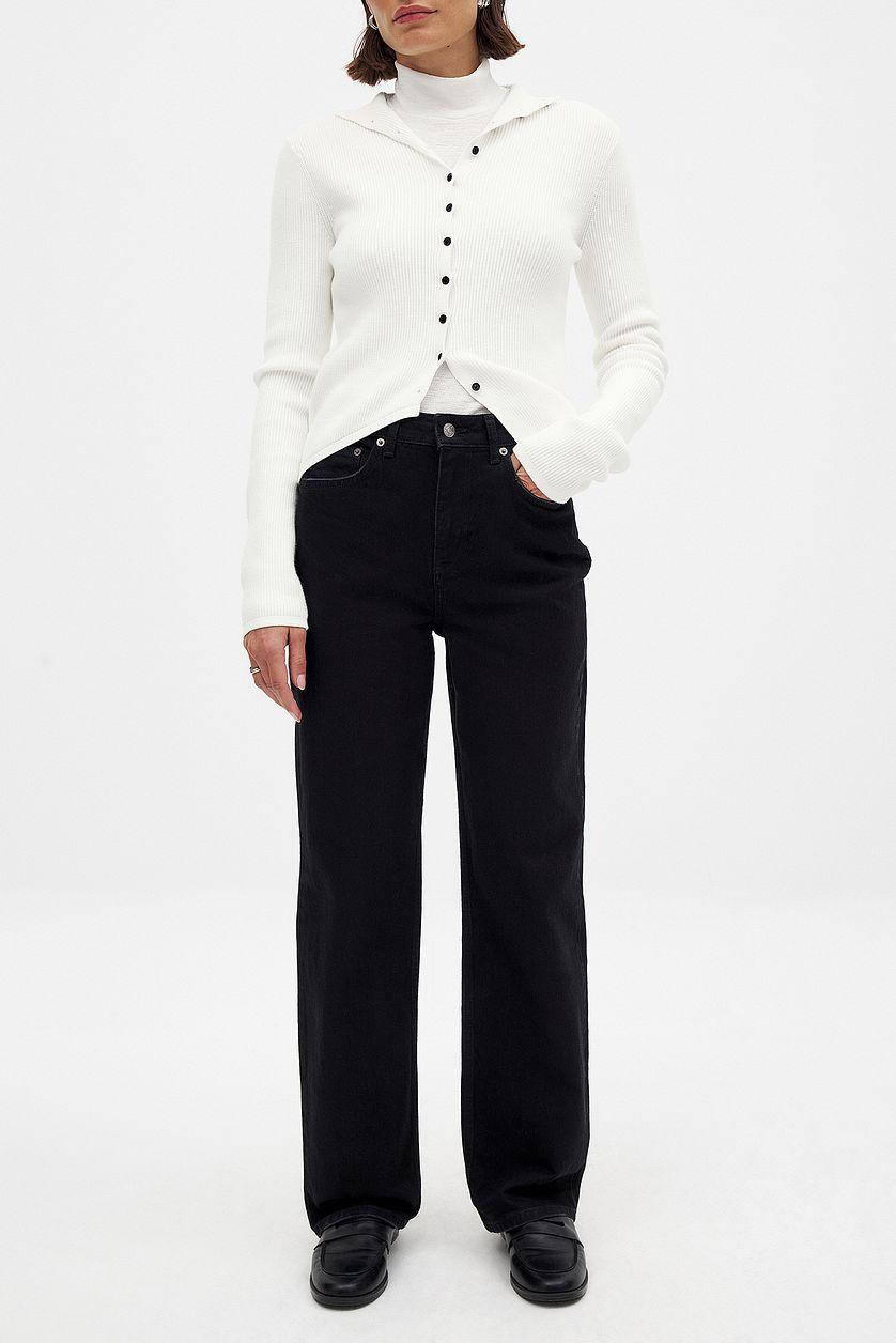 Straight High Waist Jeans Product Image