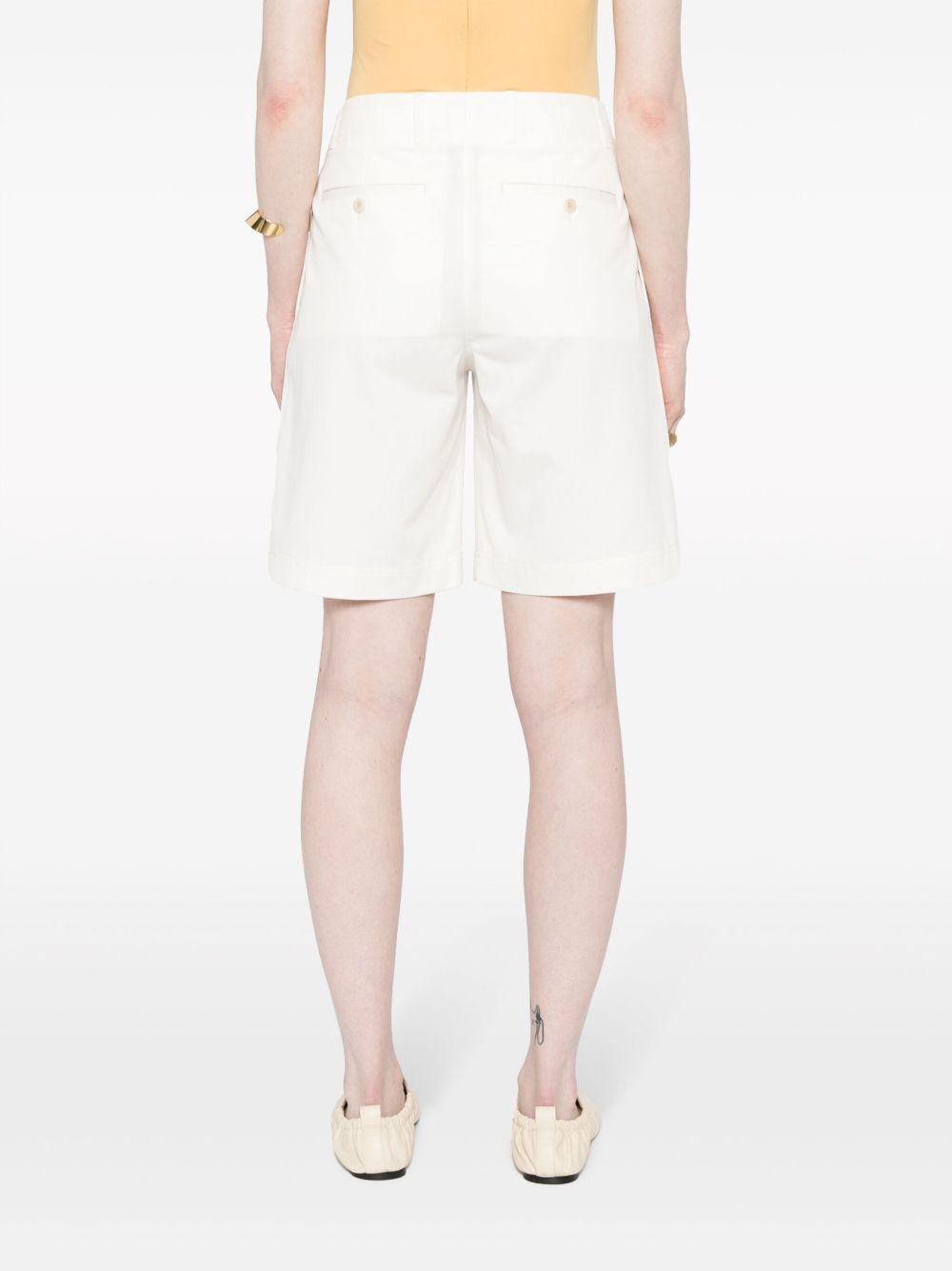 twill pleated shorts Product Image