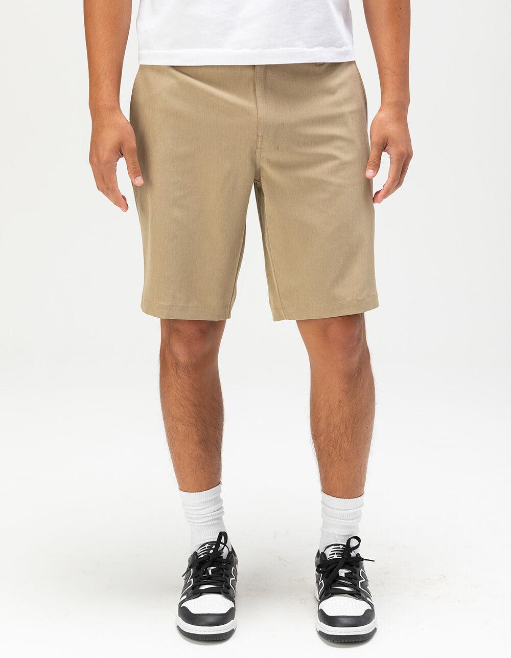 RSQ Mens Hybrid Shorts - DK KHAKI Product Image