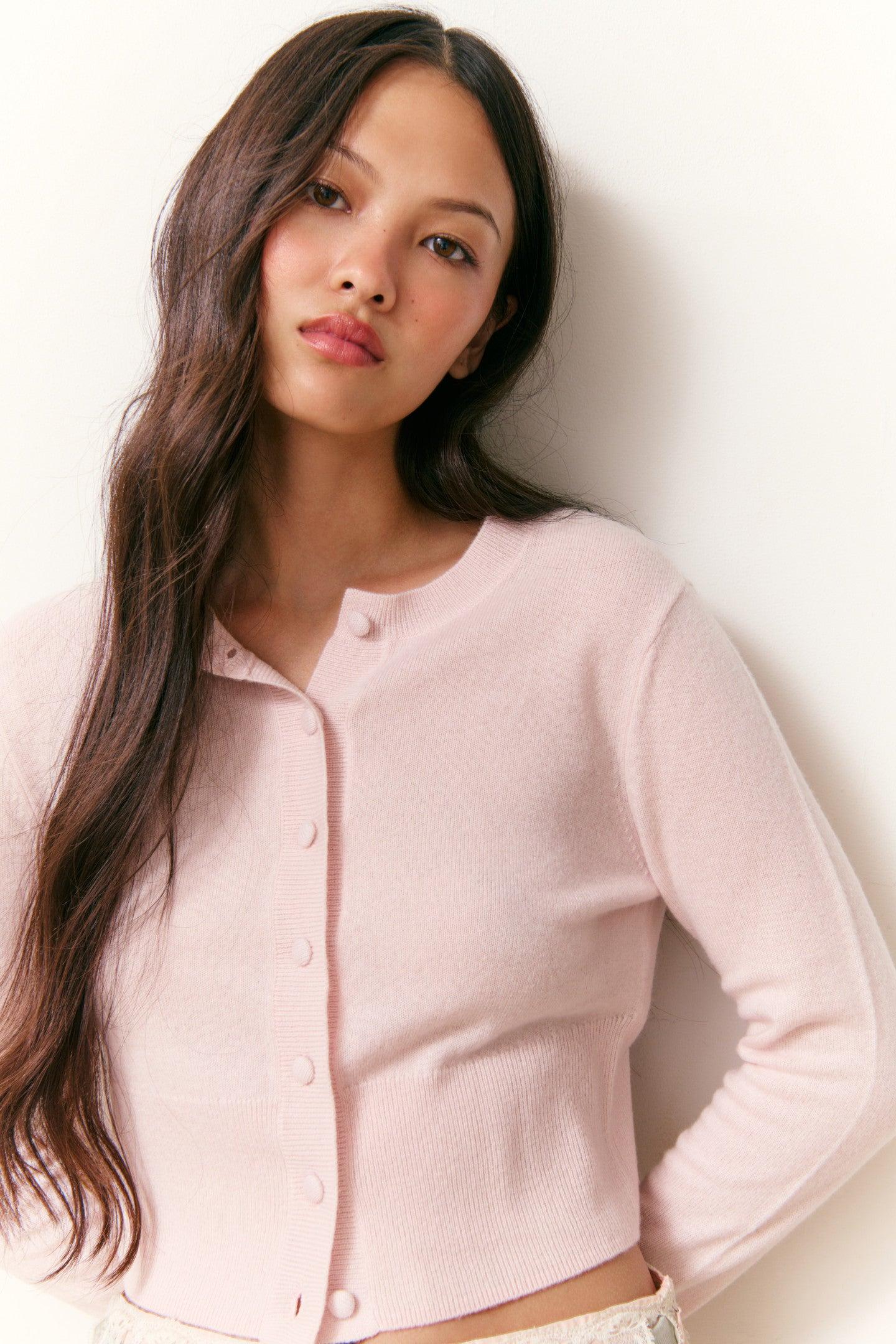 Adeanne Soft Cashmere Cardigan Product Image
