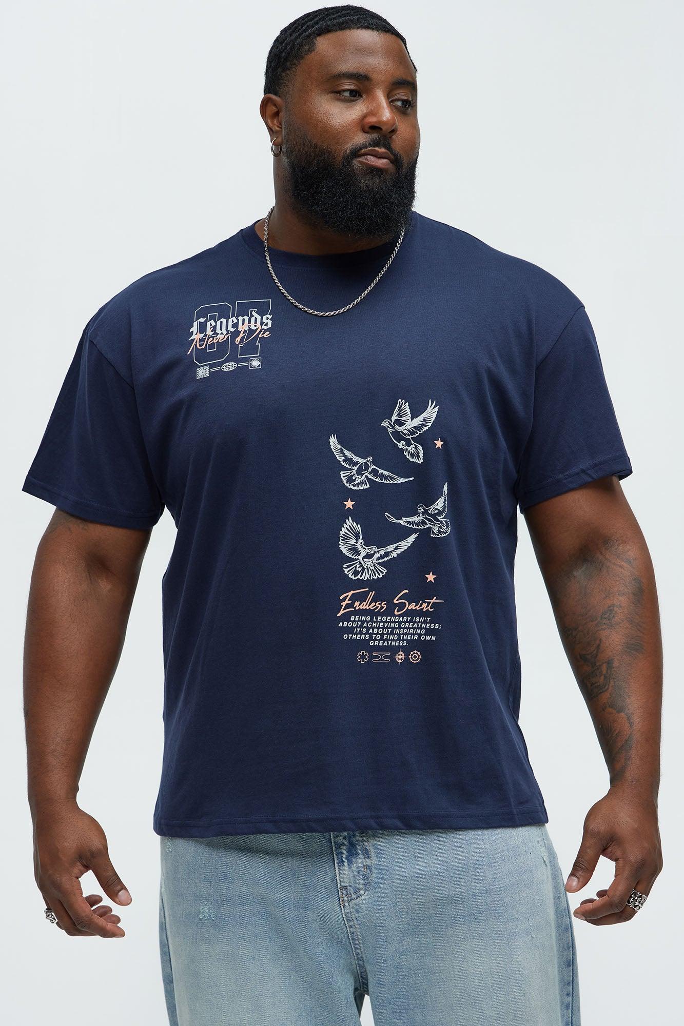 Endless Saints Short Sleeve Tee - Navy Product Image