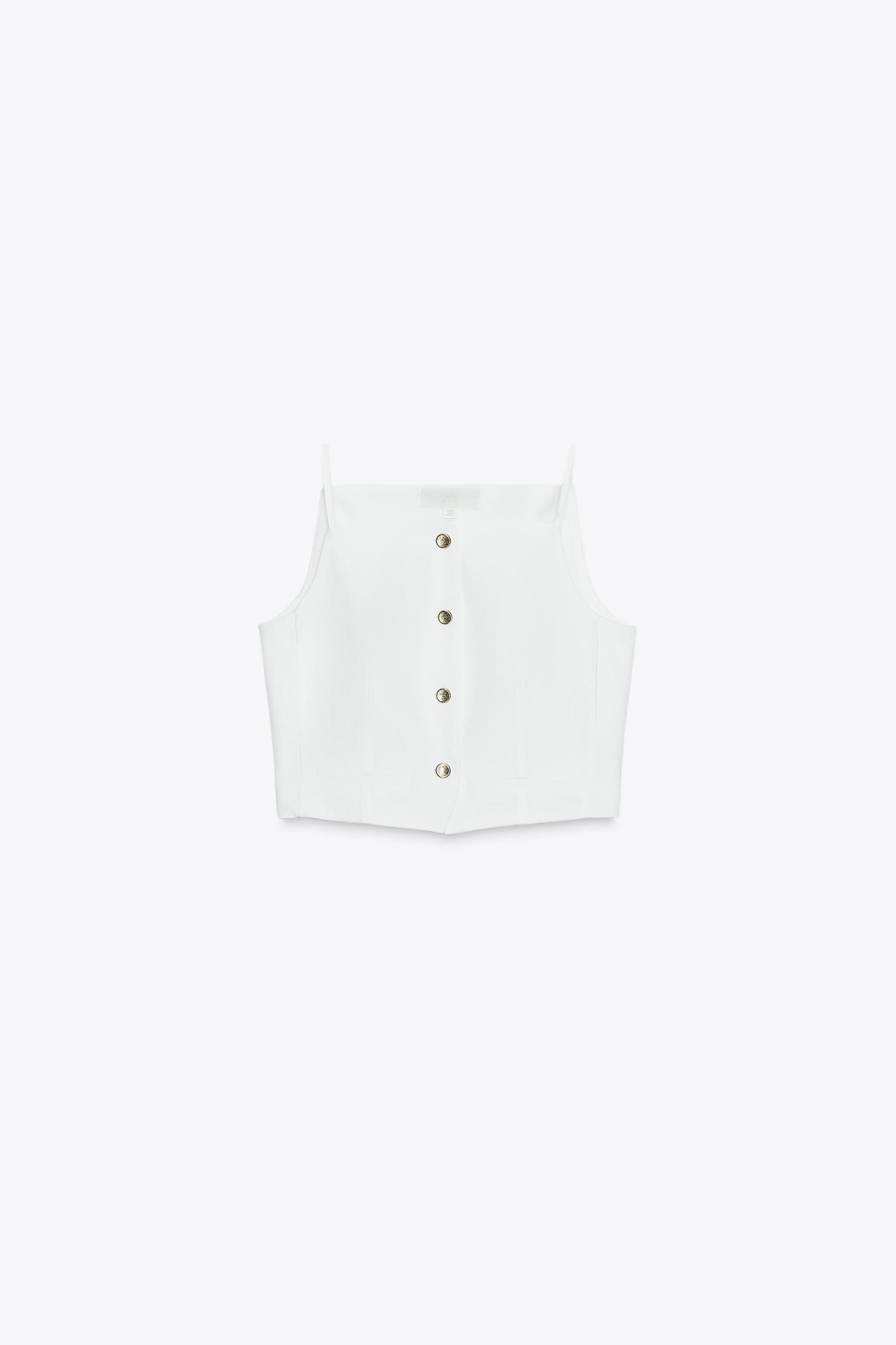 STRAPPY CROP VEST Product Image