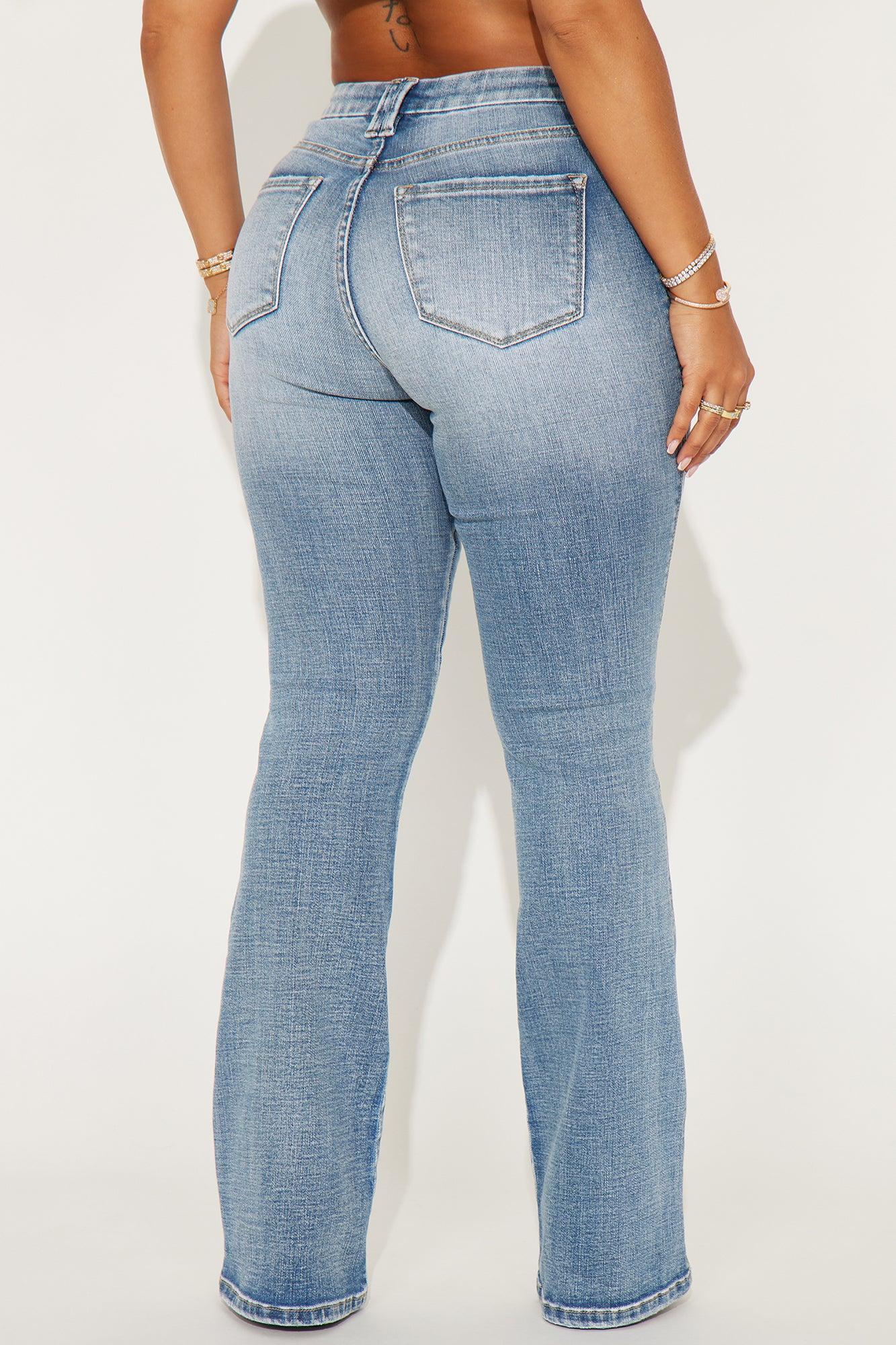 No Comparison Stretch Bootcut Jeans - Medium Wash Product Image