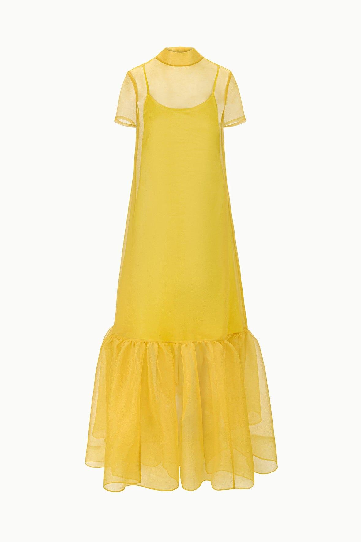 CALLUNA DRESS | CHARTREUSE Product Image