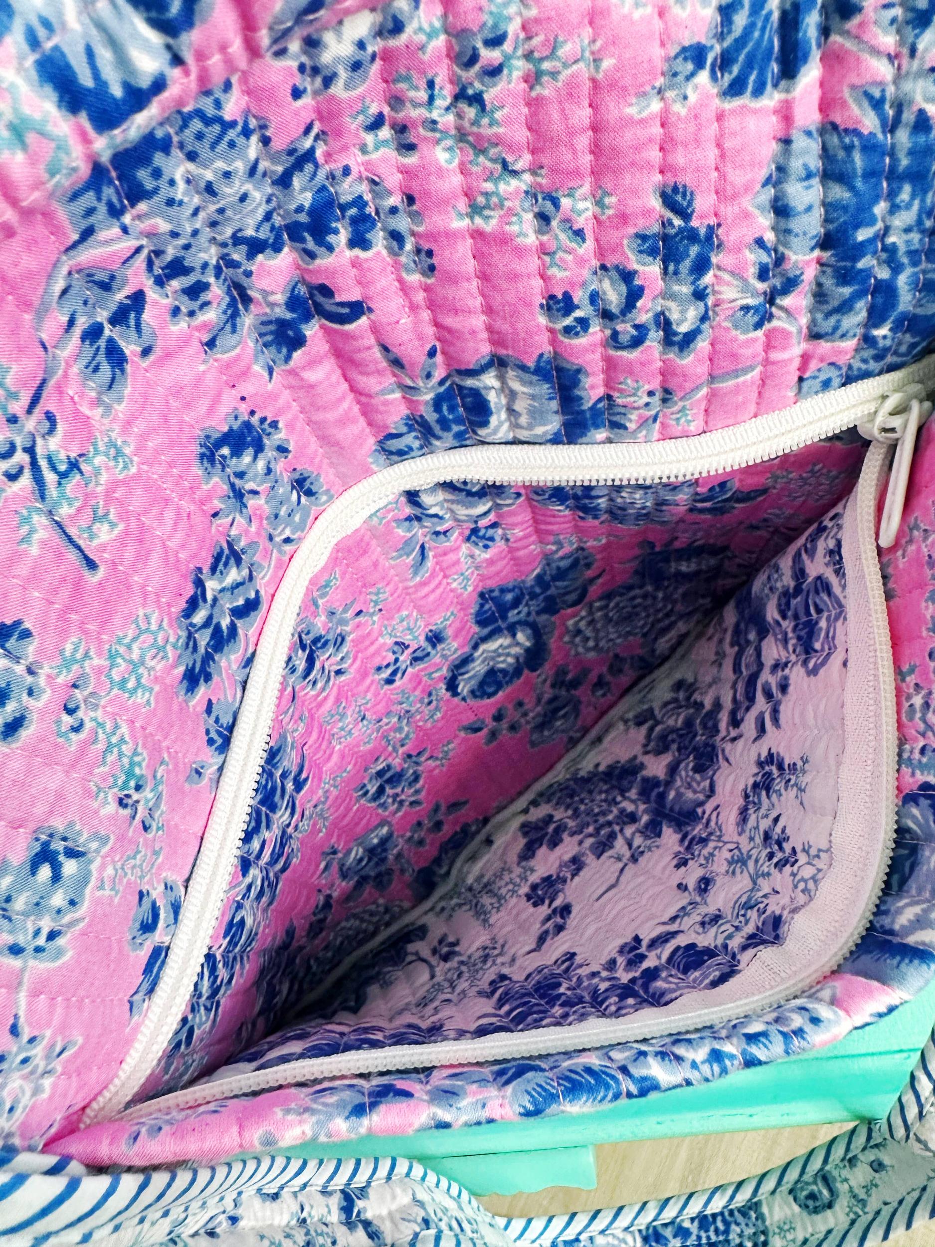 Cottage Floral Quilted Tote Bag Product Image