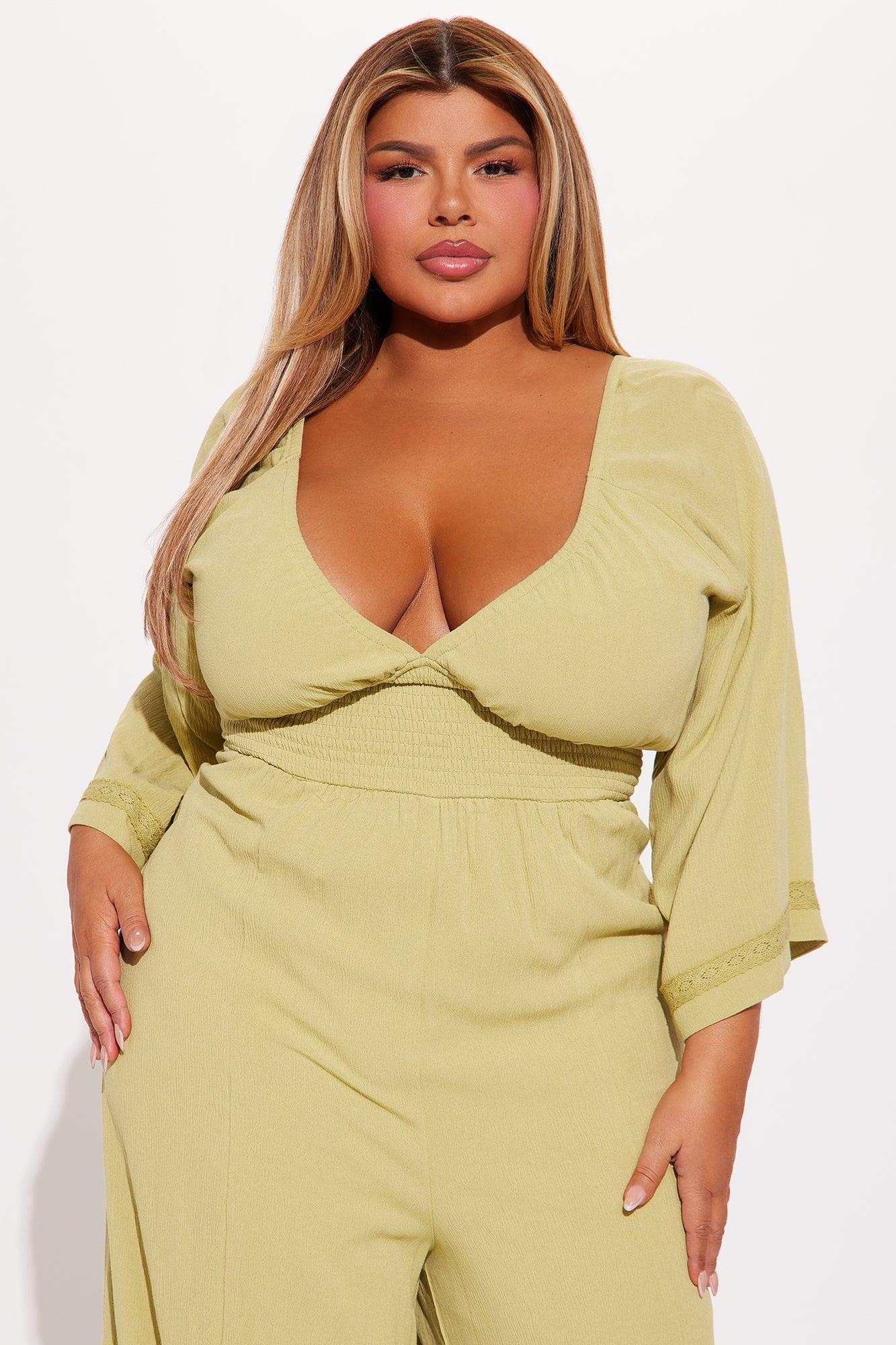 Shore Thing Jumpsuit - Green Product Image