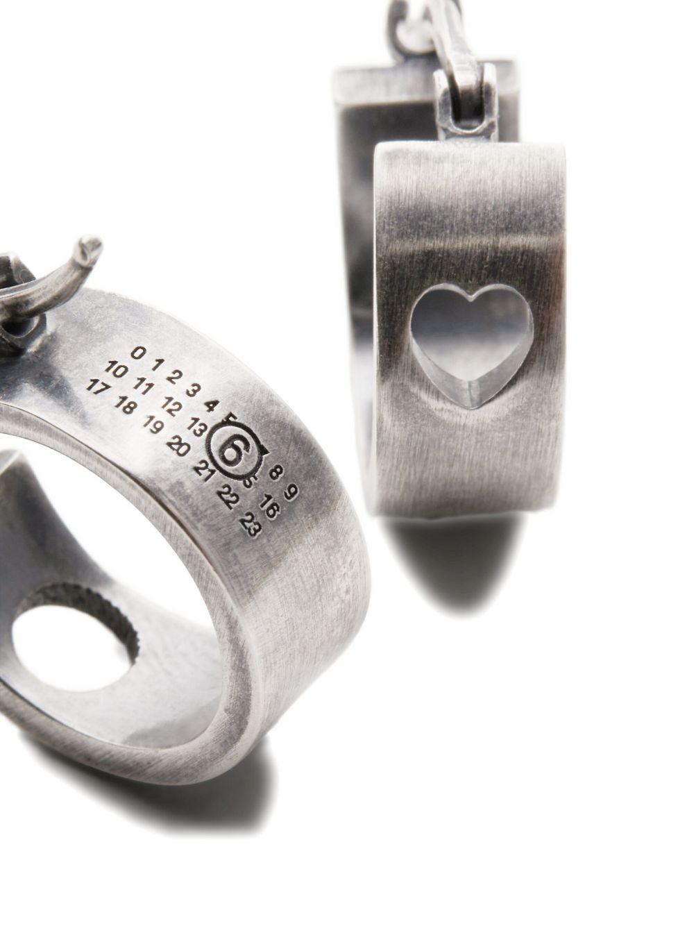 Numeric hoop earrings Product Image