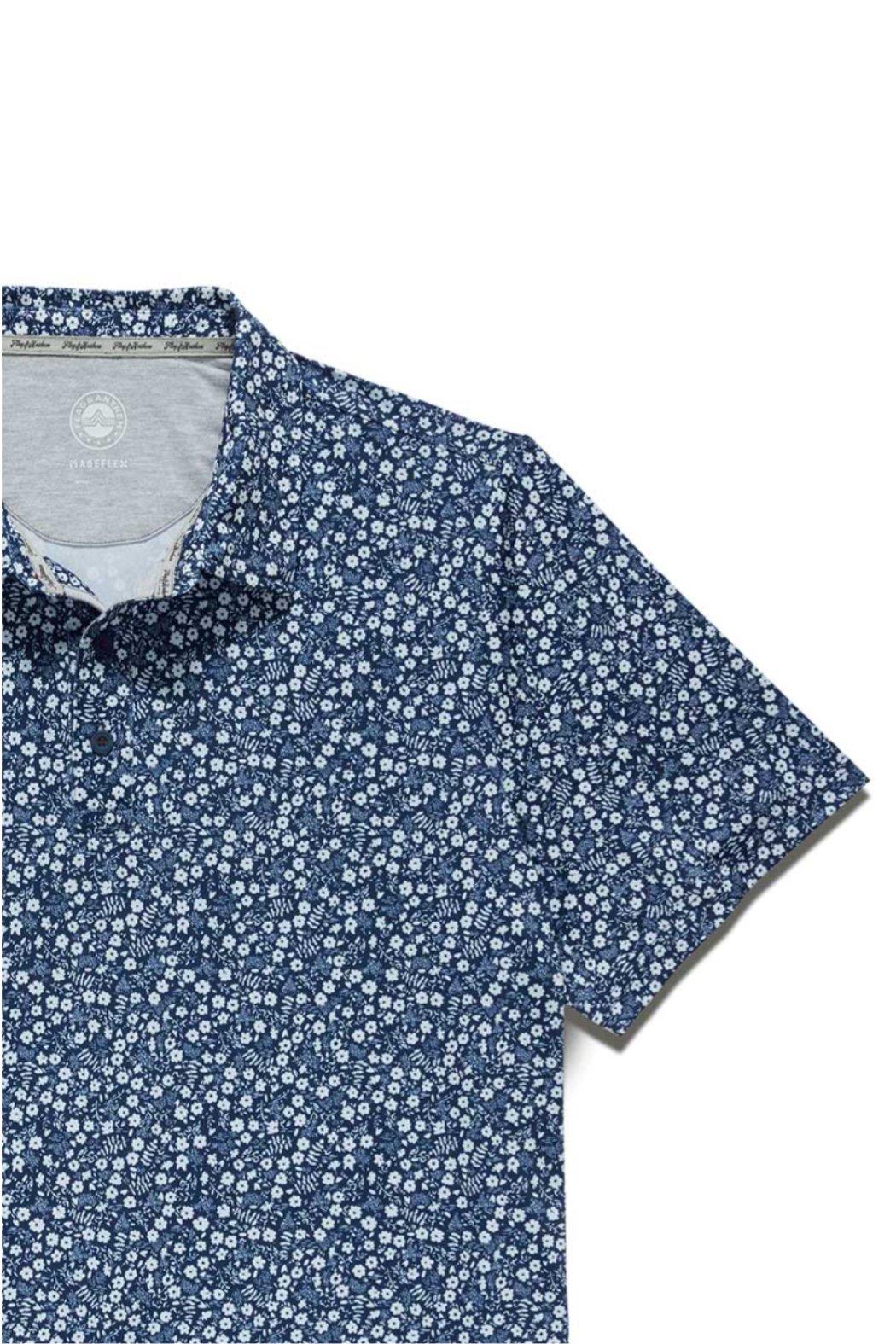 Cobbtown Floral Print Polo Product Image
