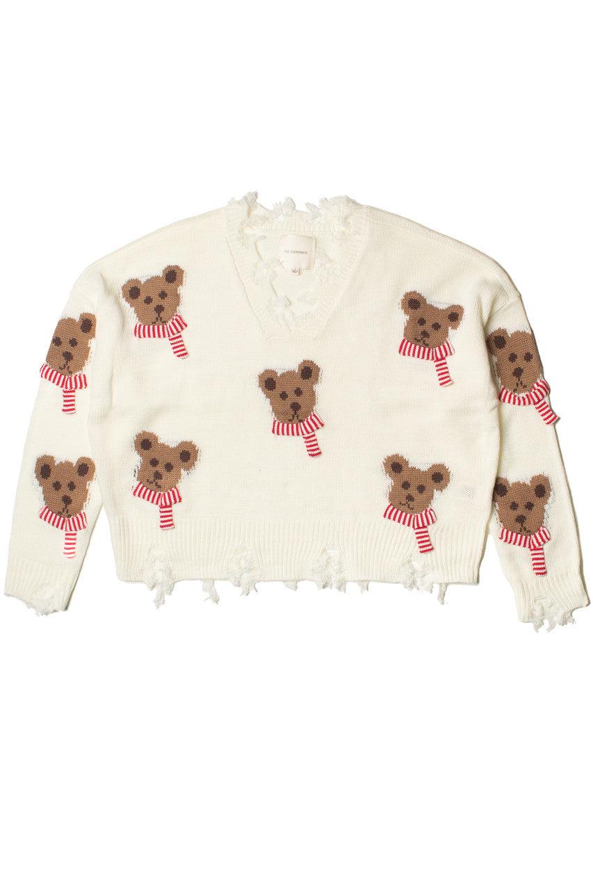 Cozy Bears Distressed Sweater Product Image