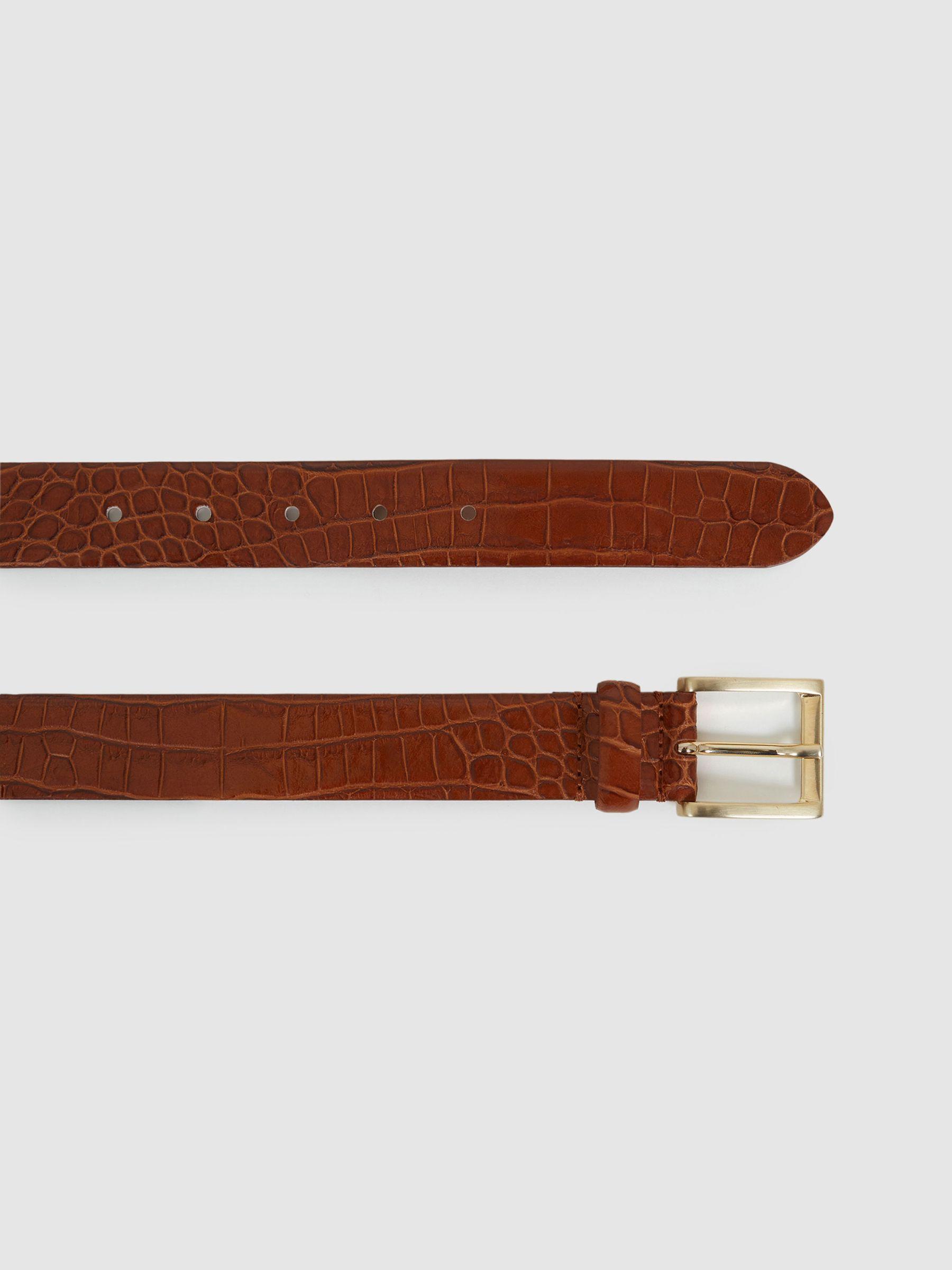 Leather Belt in Tan Product Image