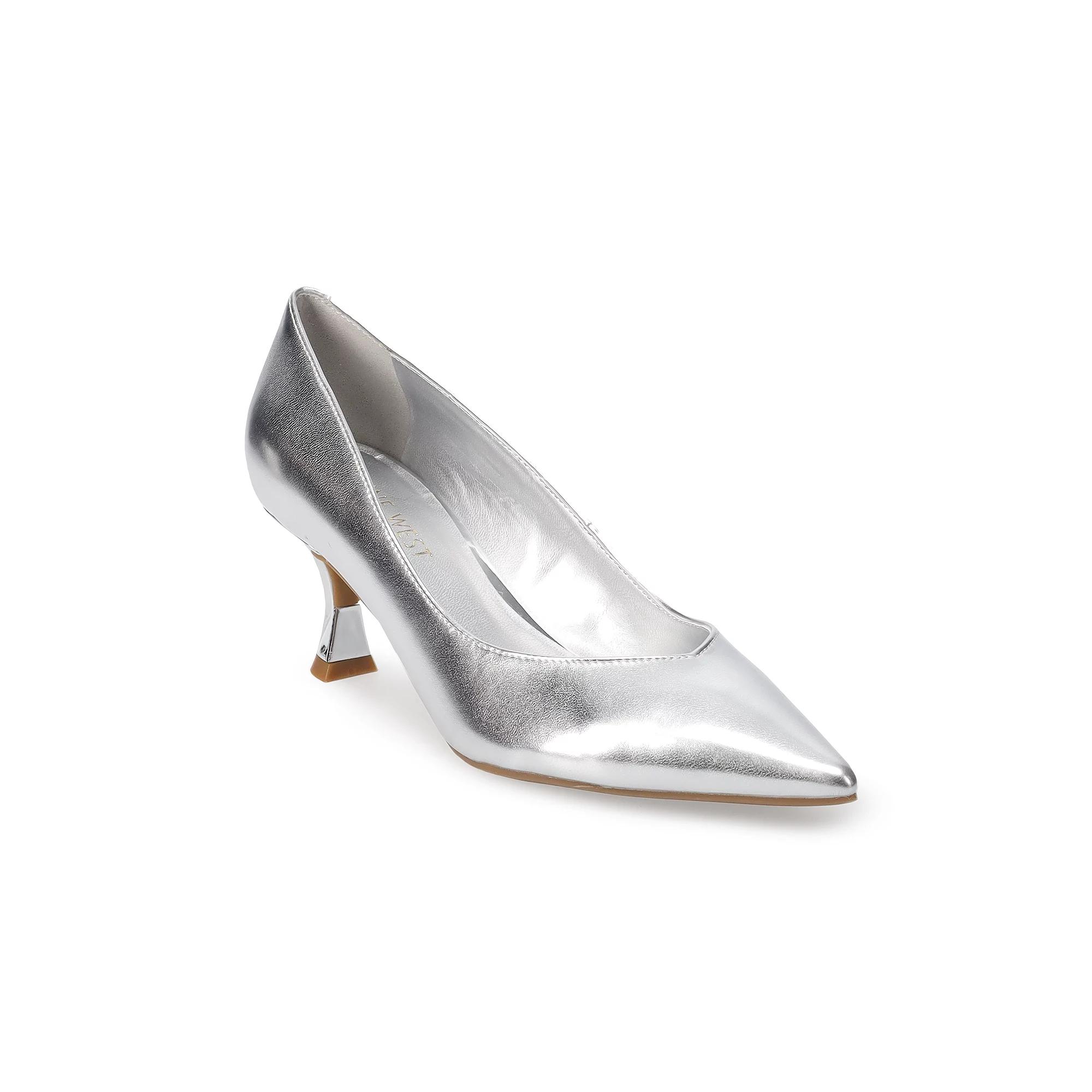 Nine West Andes Women's Dress Pumps, Size: 8.5, Silver Product Image