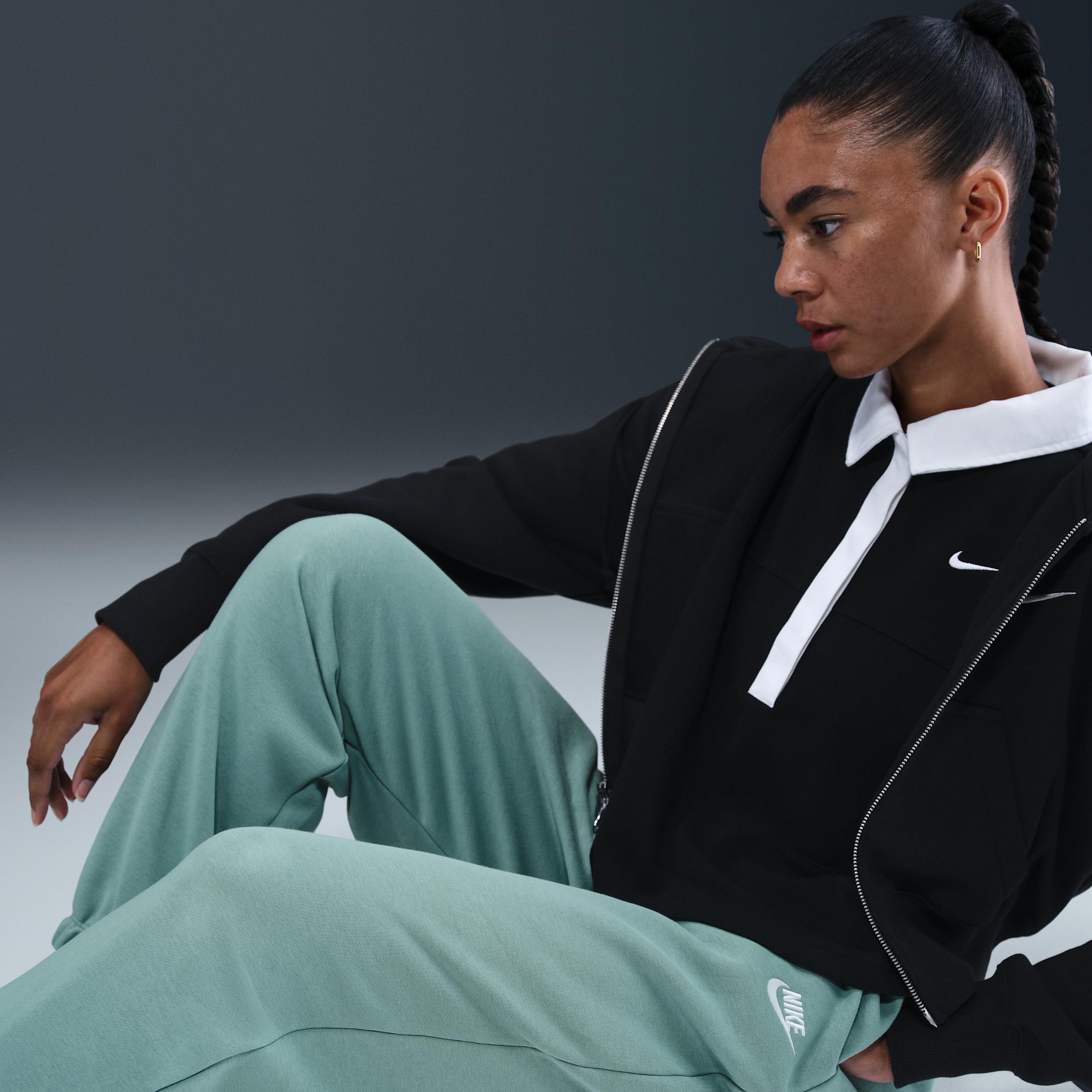Womens Nike Sportswear Club Fleece Mid-Rise Oversized Sweatpants | DQ5800-214 Product Image