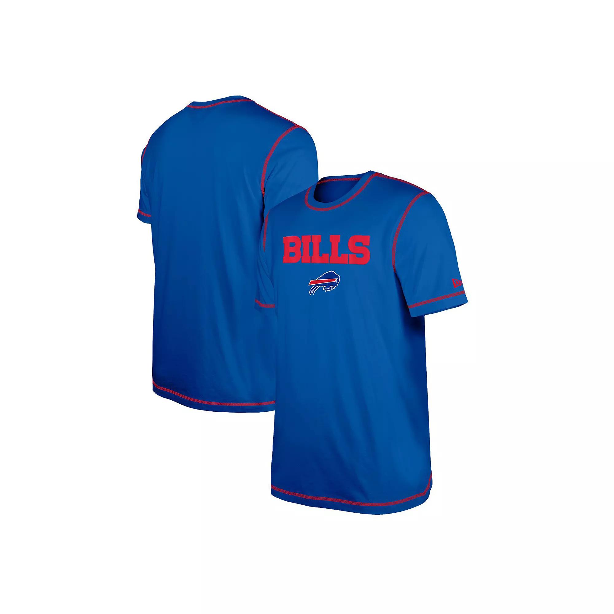 Men's New Era Royal Buffalo Bills Third Down Puff Print T-Shirt,  Product Image