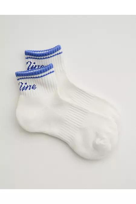 OFFLINE By Aerie Mesh Short Crew Sock Women's Product Image