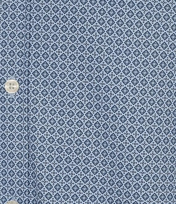 Hart Schaffner Marx Diamond Print Long Sleeve Luxury Performance Sportshirt Product Image