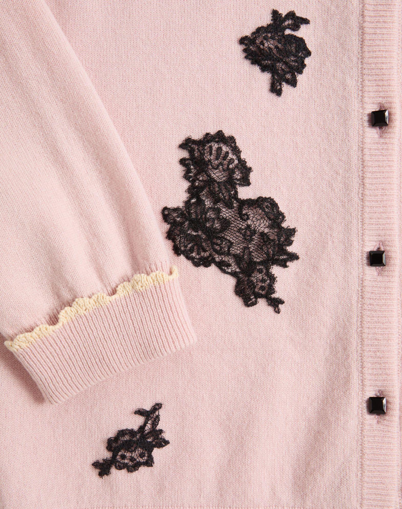 Cardigan With Shearling Collar Product Image